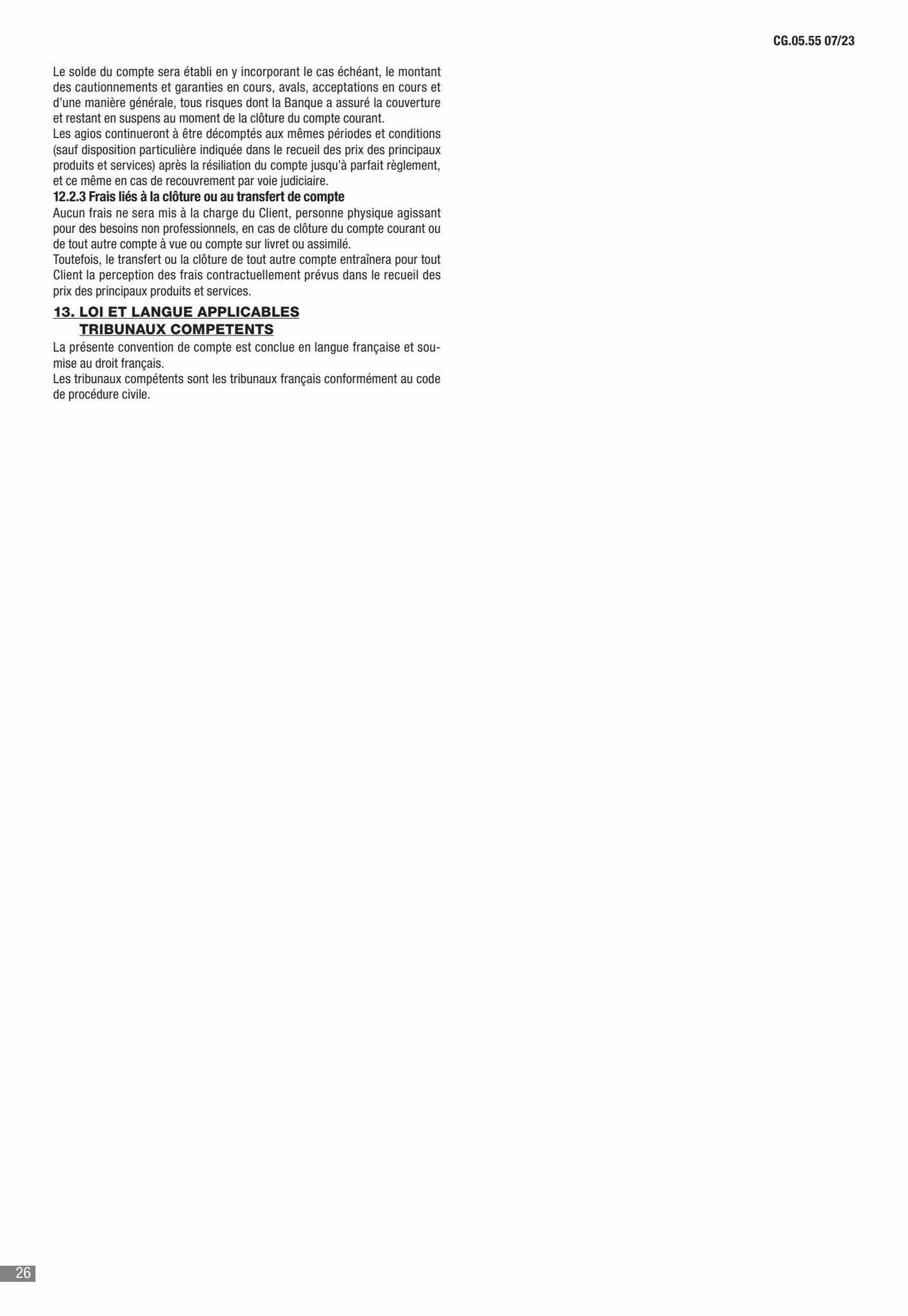 Catalogue CIC Conditions générales Professionels, page 00028