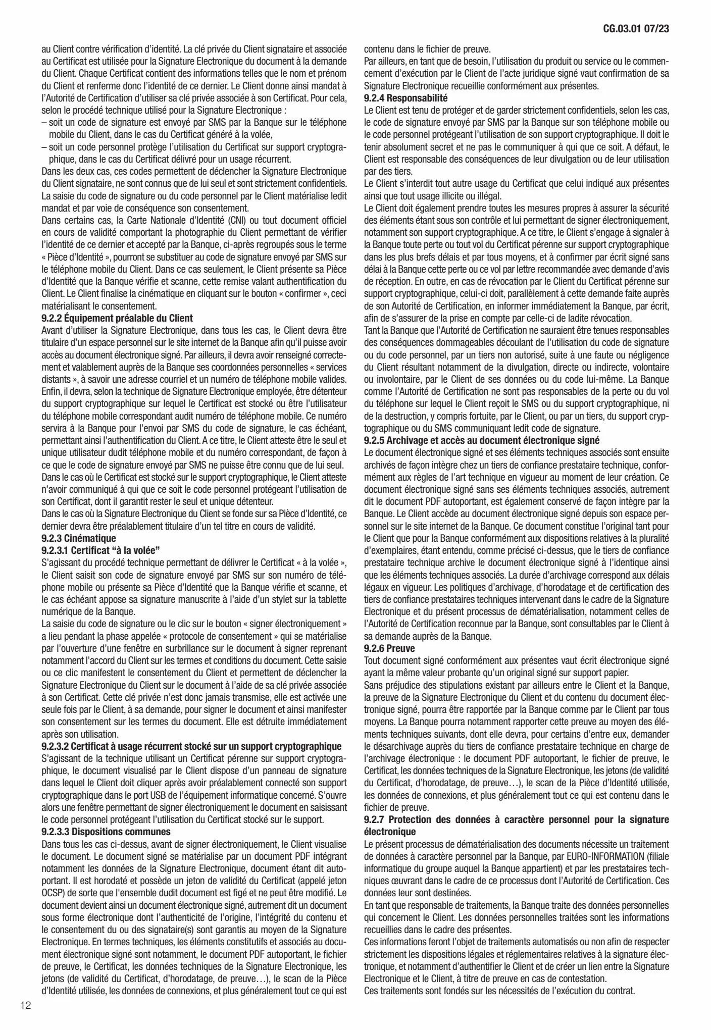 Catalogue Conditions générales Particuliers, page 00014