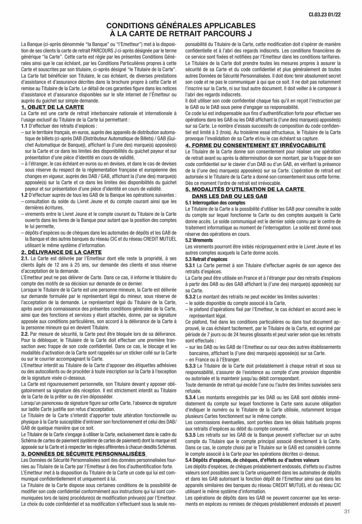 Catalogue Conditions générales Particuliers, page 00033