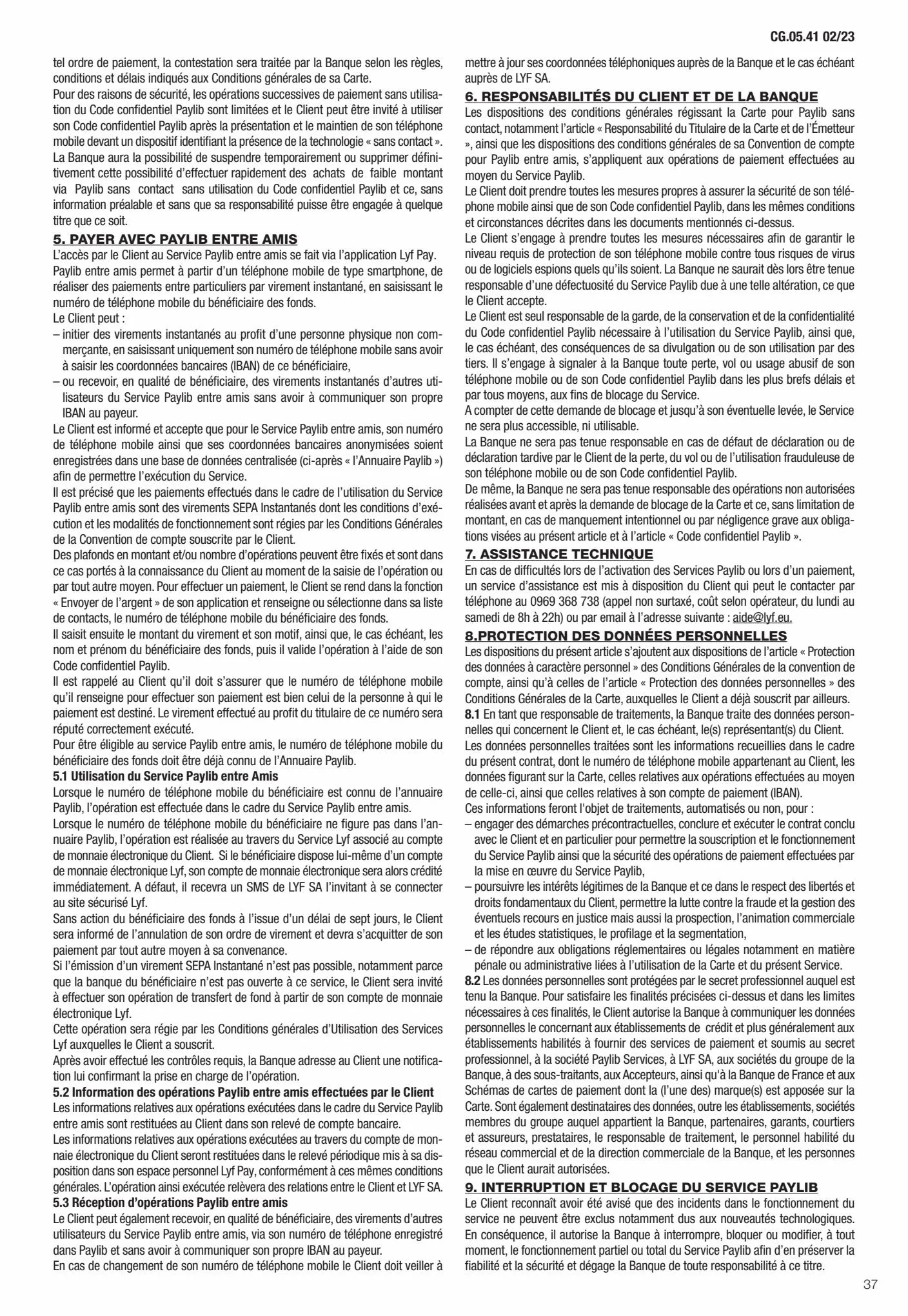 Catalogue Conditions générales Particuliers, page 00039