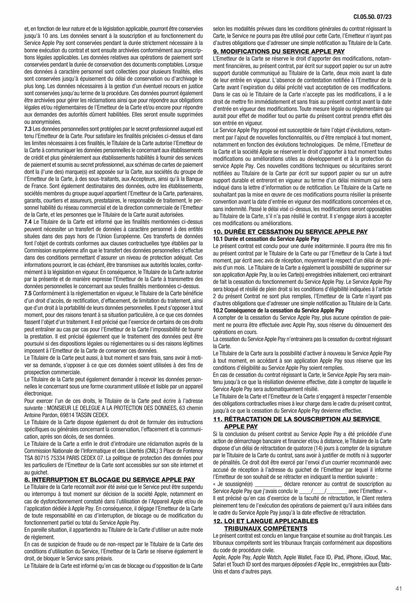 Catalogue Conditions générales Particuliers, page 00043