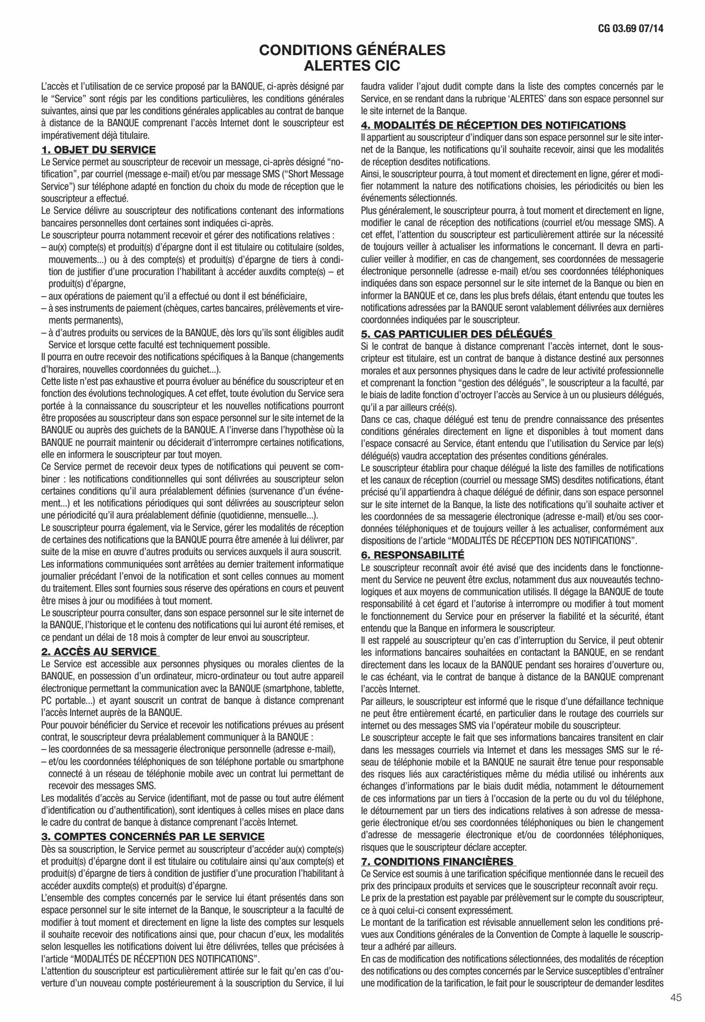 Catalogue Conditions générales Particuliers, page 00047