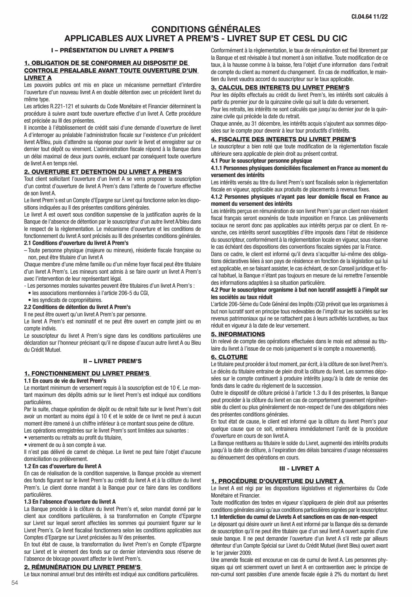 Catalogue Conditions générales Particuliers, page 00056