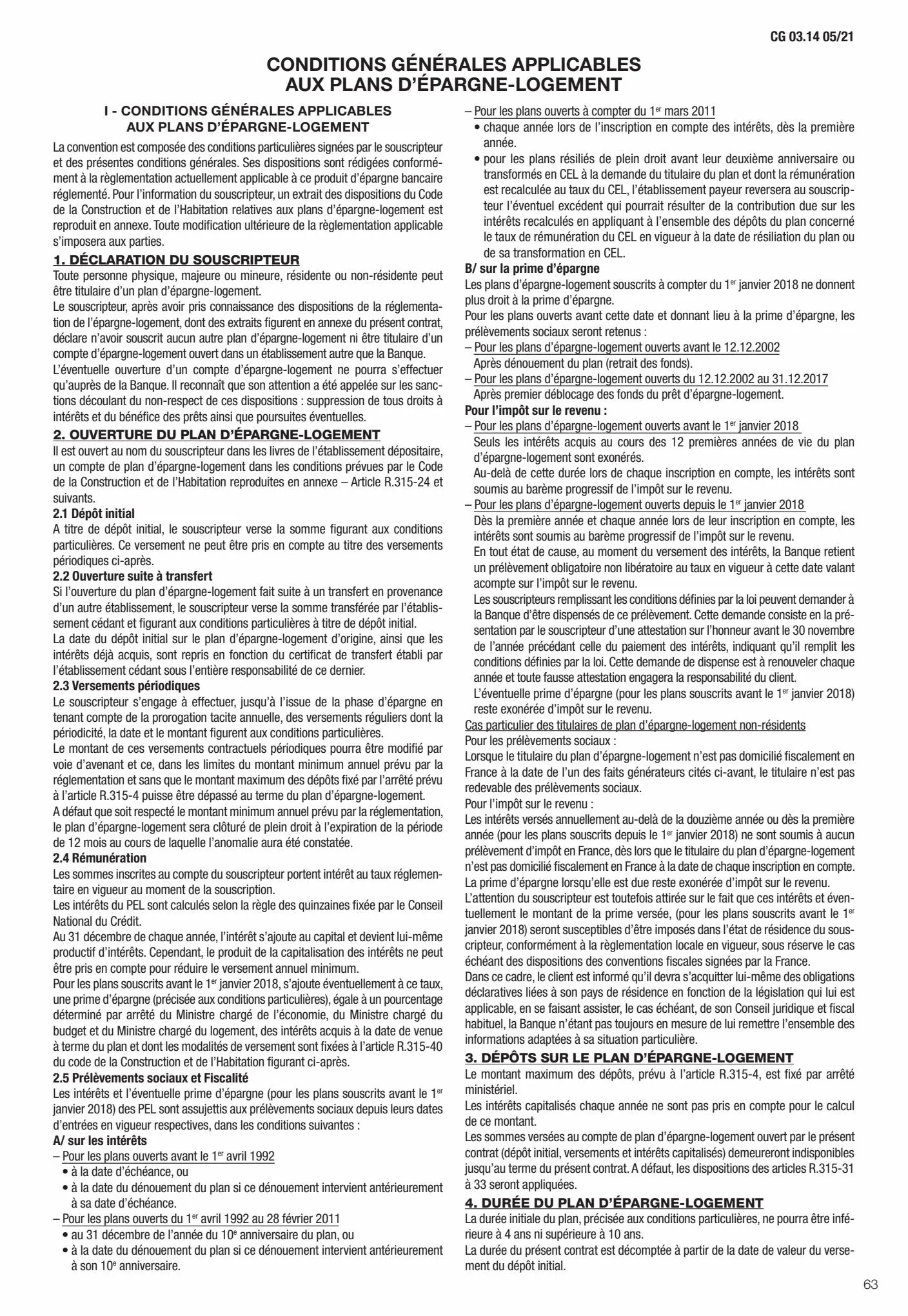 Catalogue Conditions générales Particuliers, page 00065