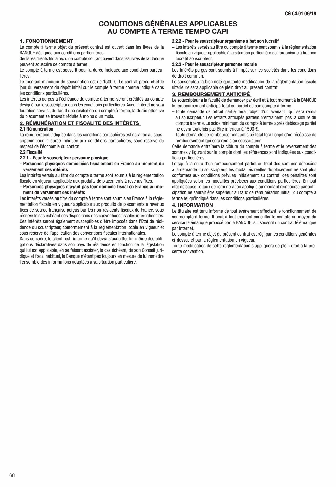 Catalogue Conditions générales Particuliers, page 00070