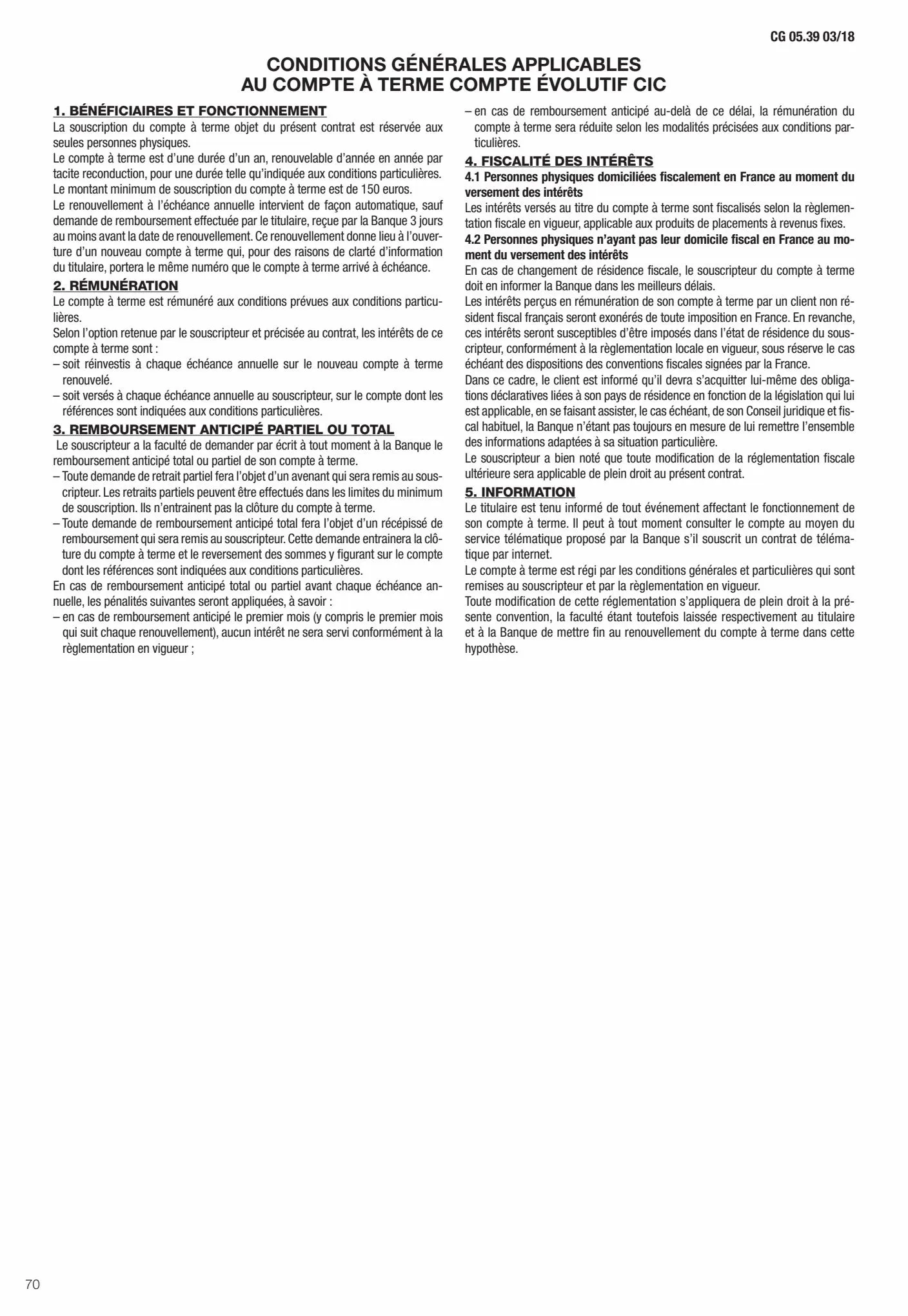 Catalogue Conditions générales Particuliers, page 00072