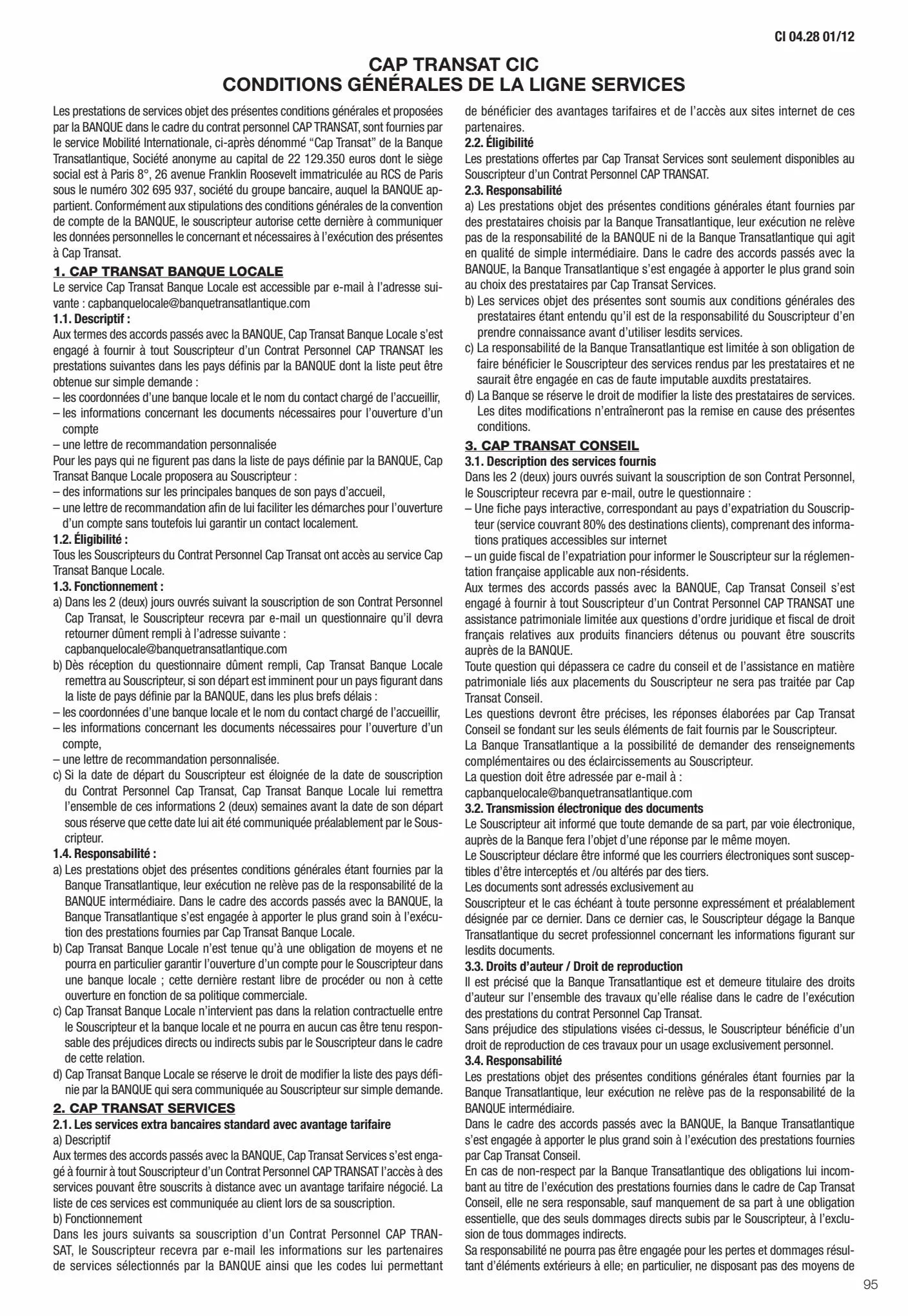 Catalogue Conditions générales Particuliers, page 00097