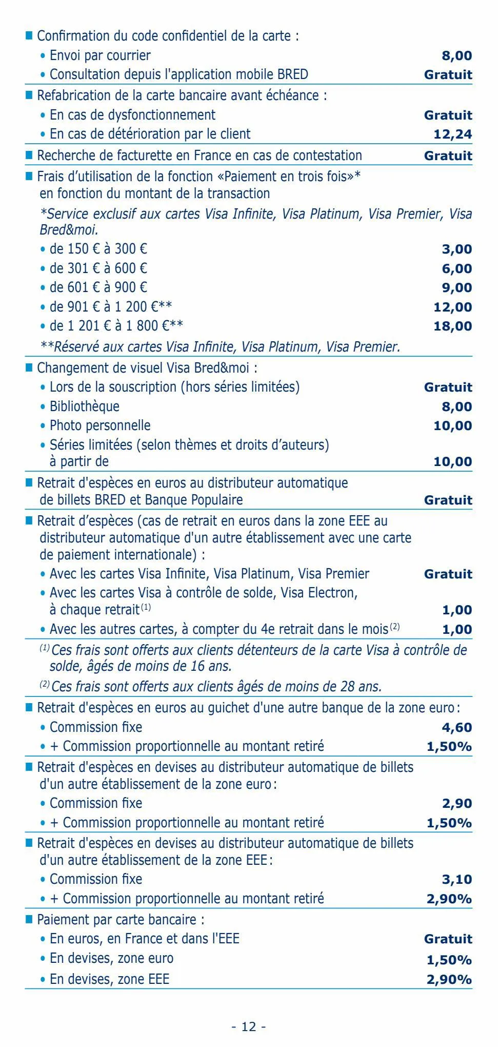 Catalogue tarifs particuliers 2023, page 00012