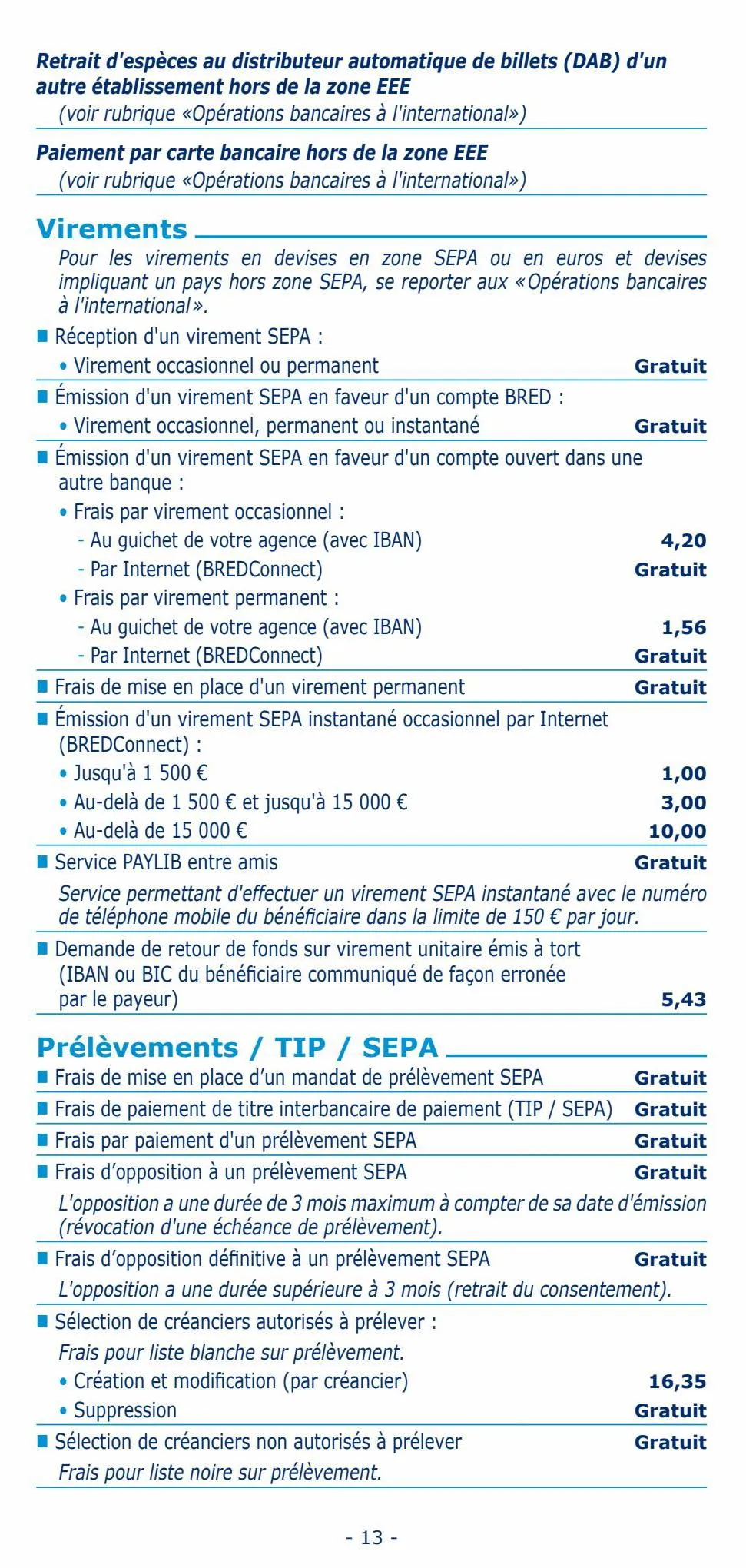 Catalogue tarifs particuliers 2023, page 00013