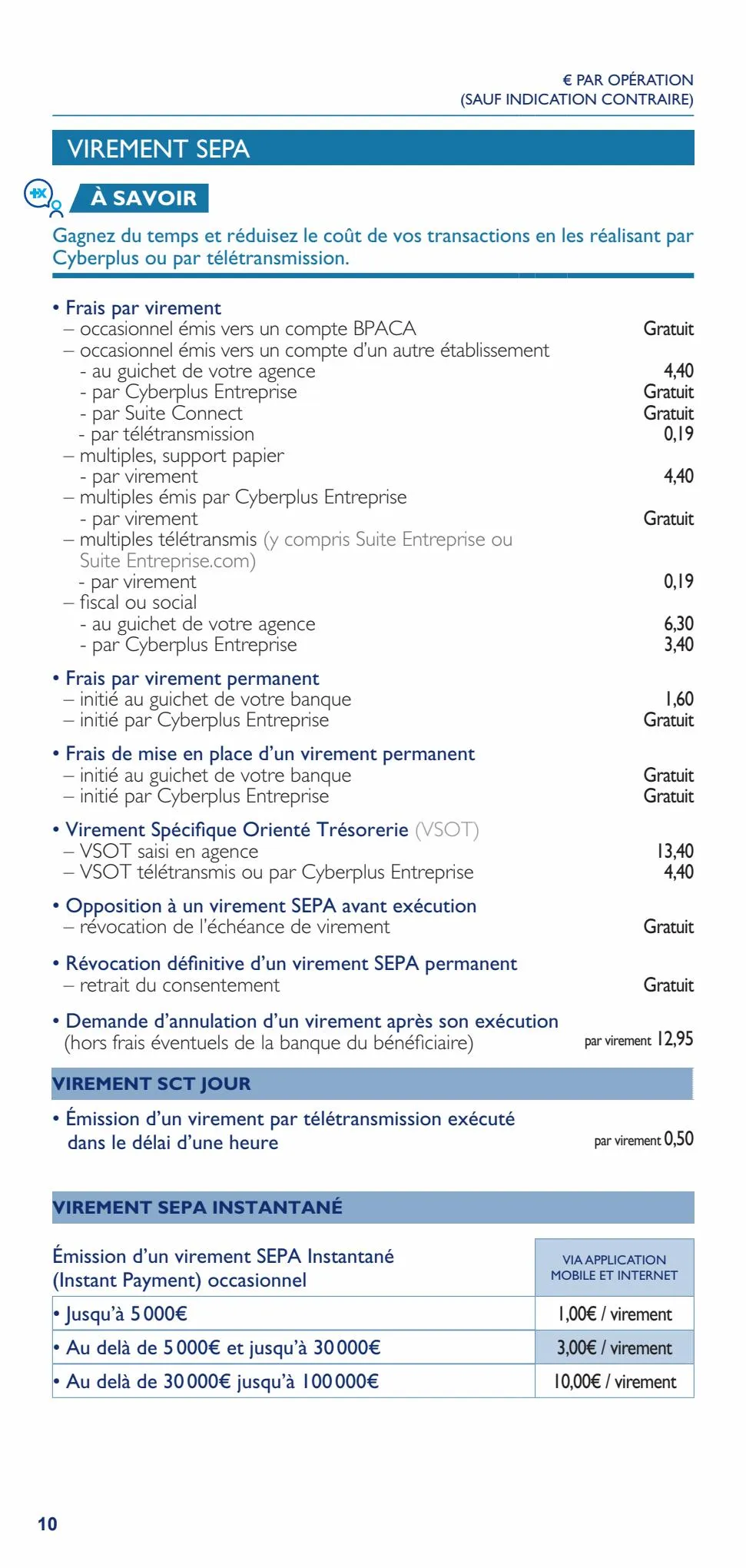 Catalogue Bpalc tarifs professionnels d'entreprises, page 00010
