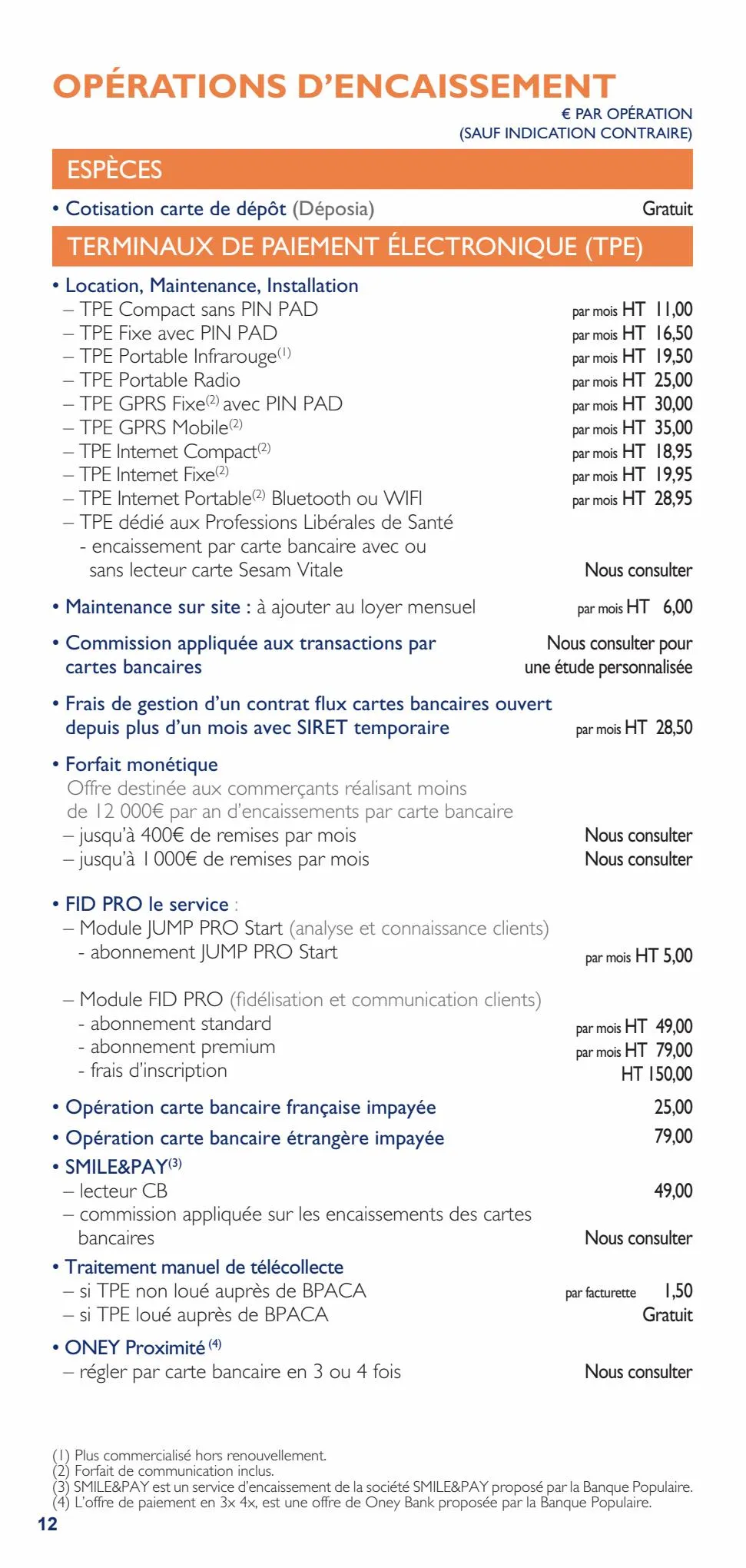 Catalogue Bpalc tarifs professionnels d'entreprises, page 00012