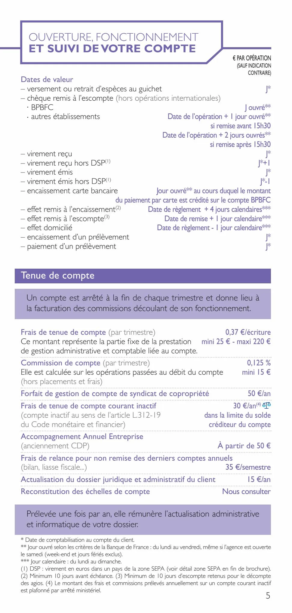 Catalogue BFC GUIDE TARIFS PRO 2023 COMPLET , page 00005