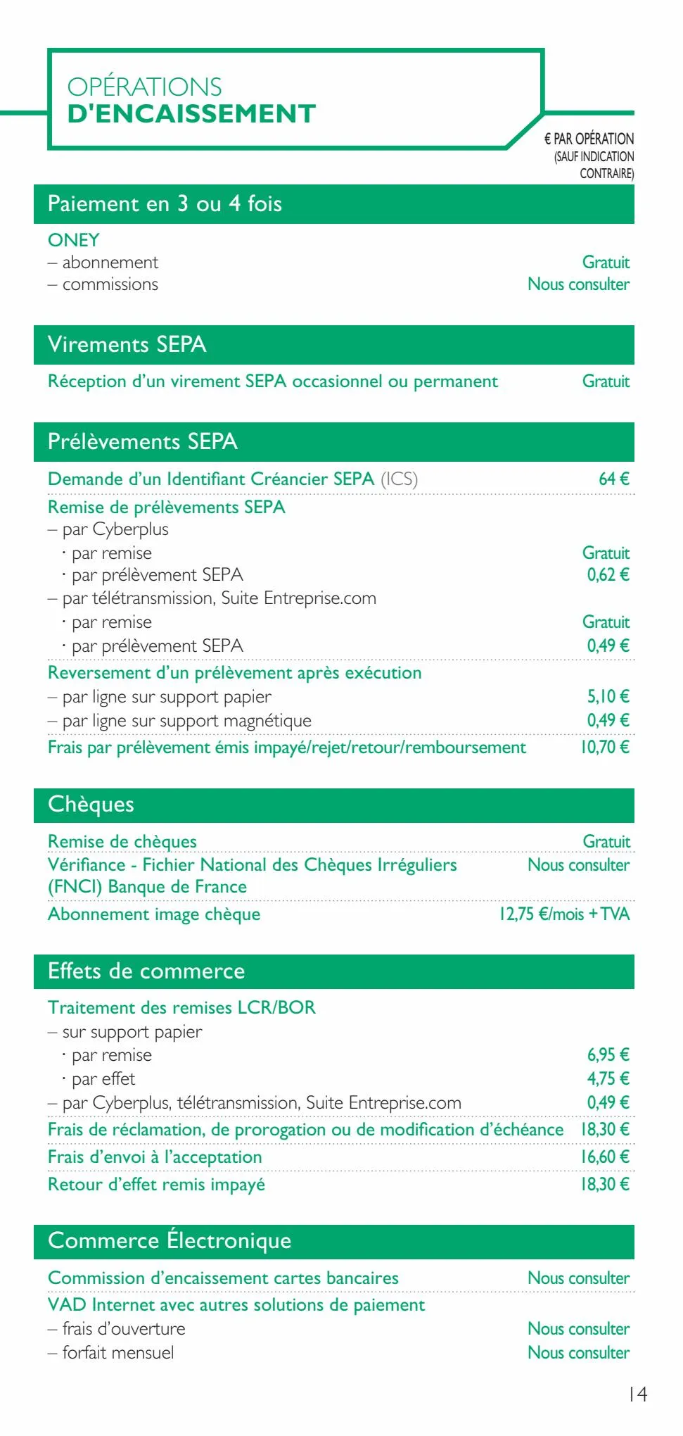 Catalogue BFC GUIDE TARIFS PRO 2023 COMPLET , page 00014