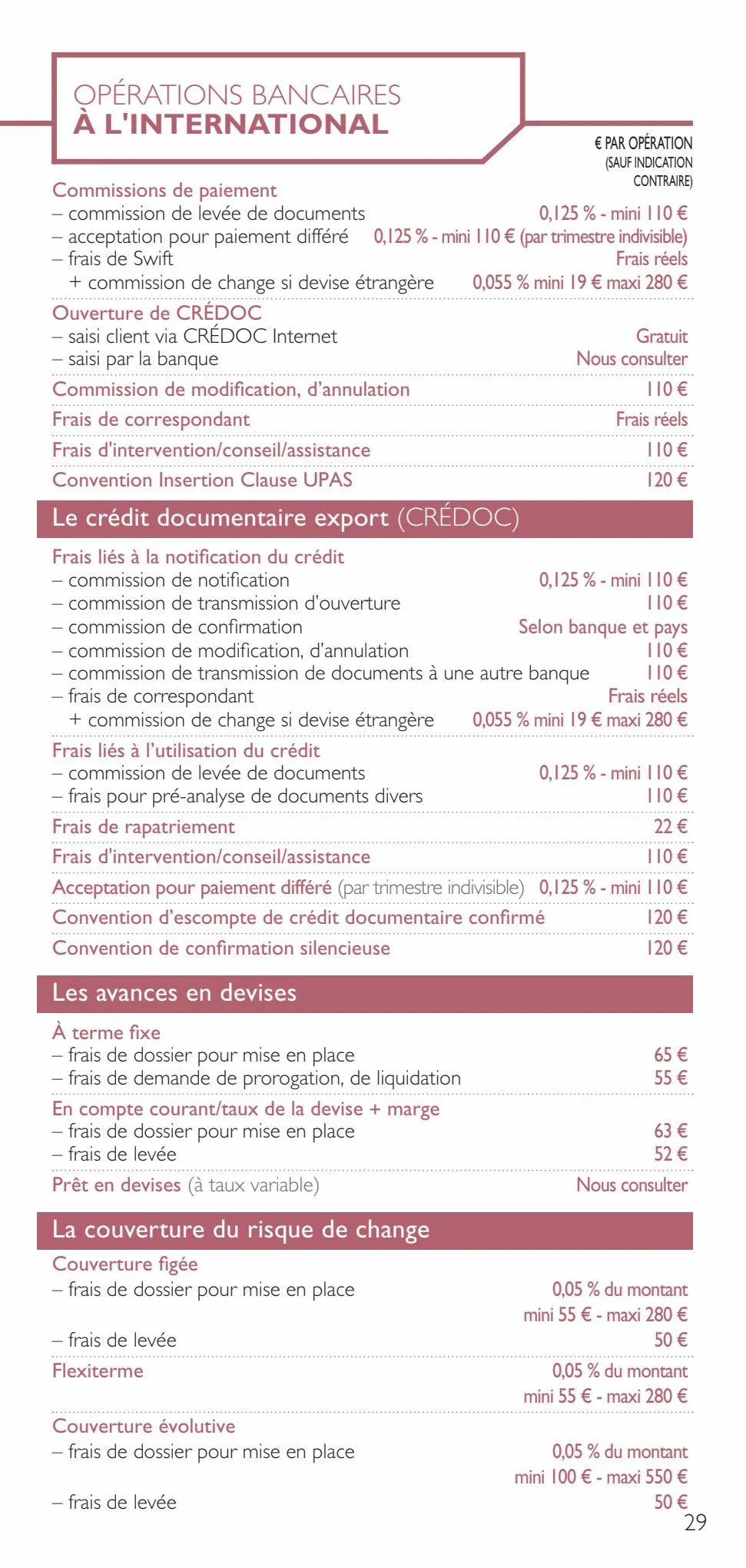 Catalogue BFC GUIDE TARIFS PRO 2023 COMPLET , page 00029