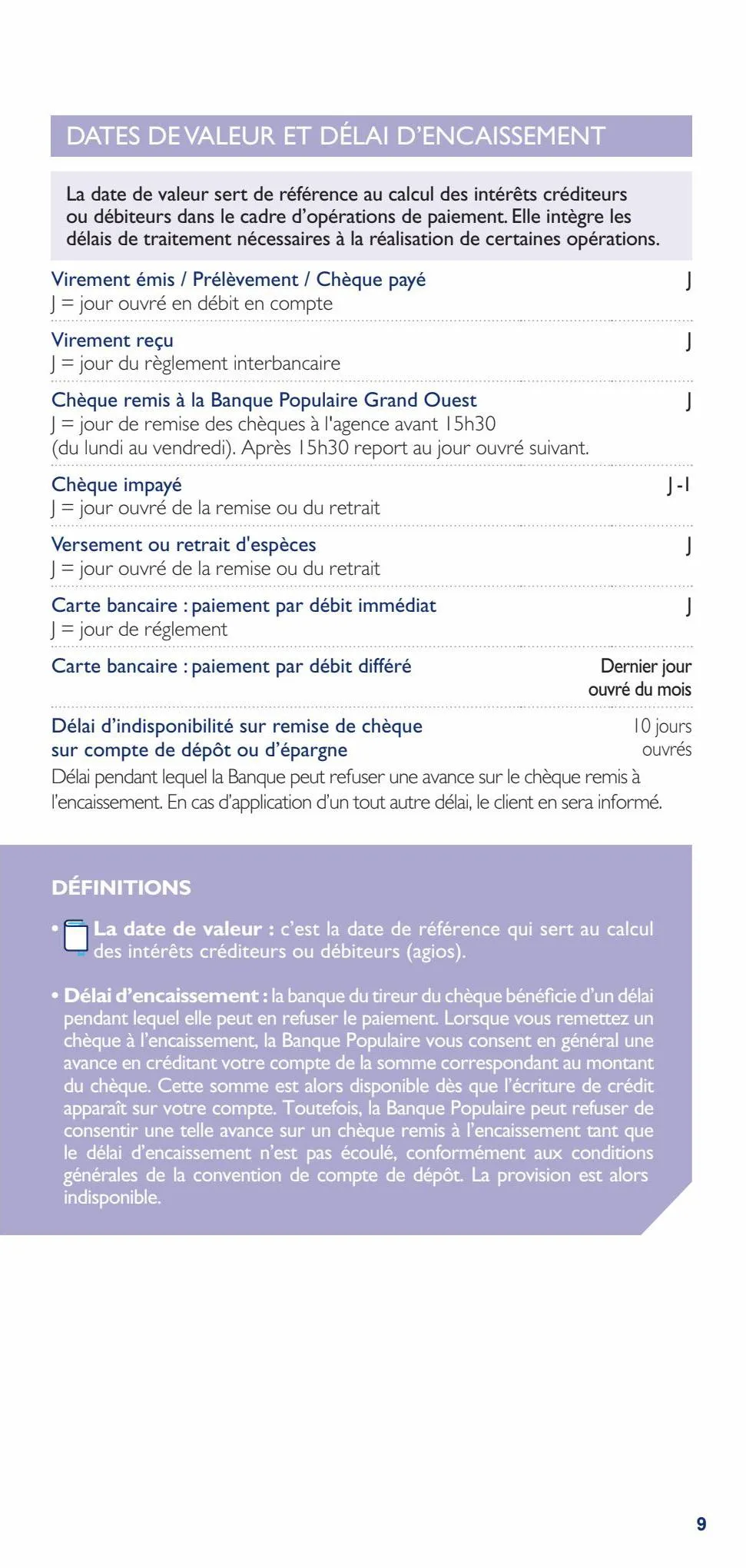 Catalogue Bpgo tarifs part 2023 avenant, page 00009