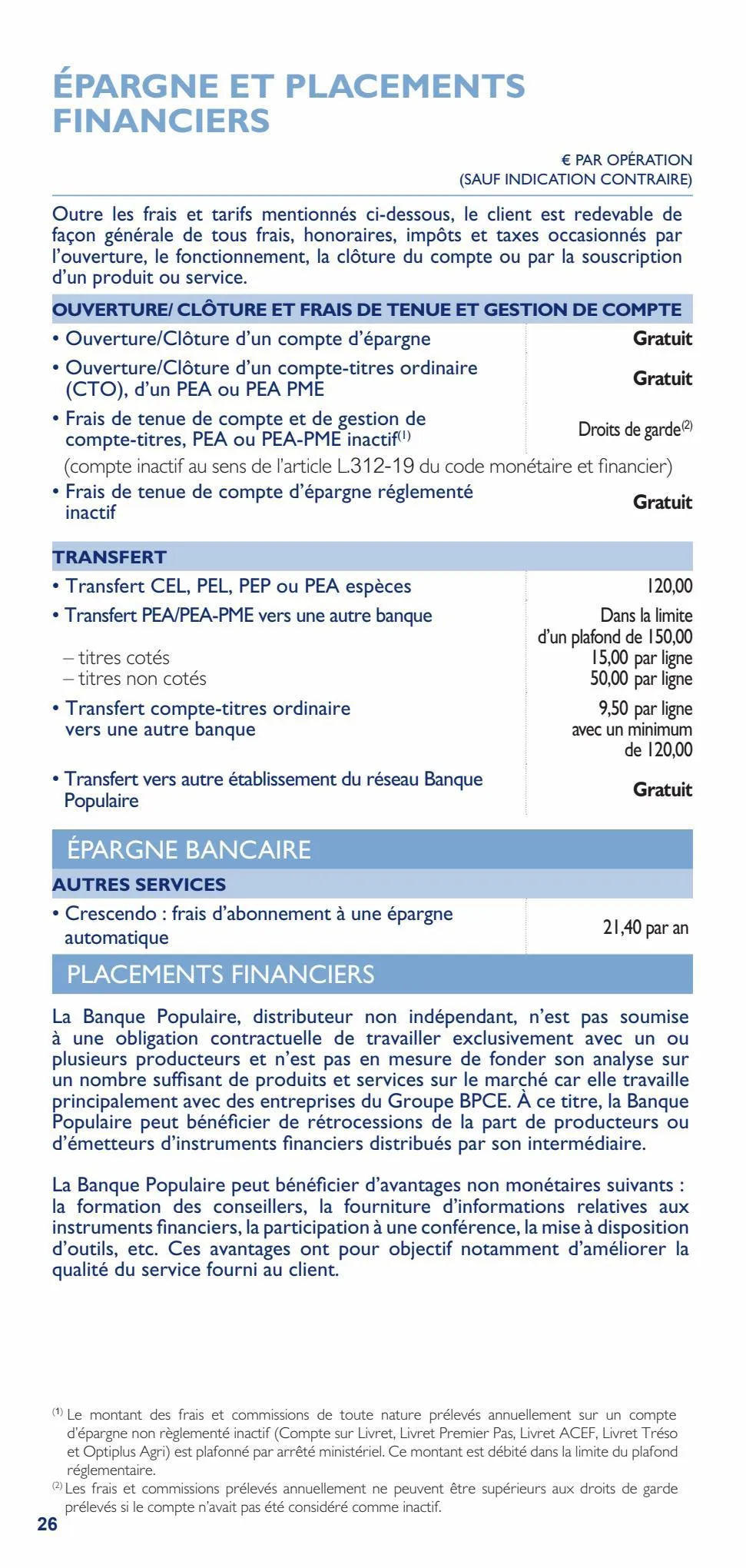 Catalogue Bpgo tarifs part 2023 avenant, page 00026