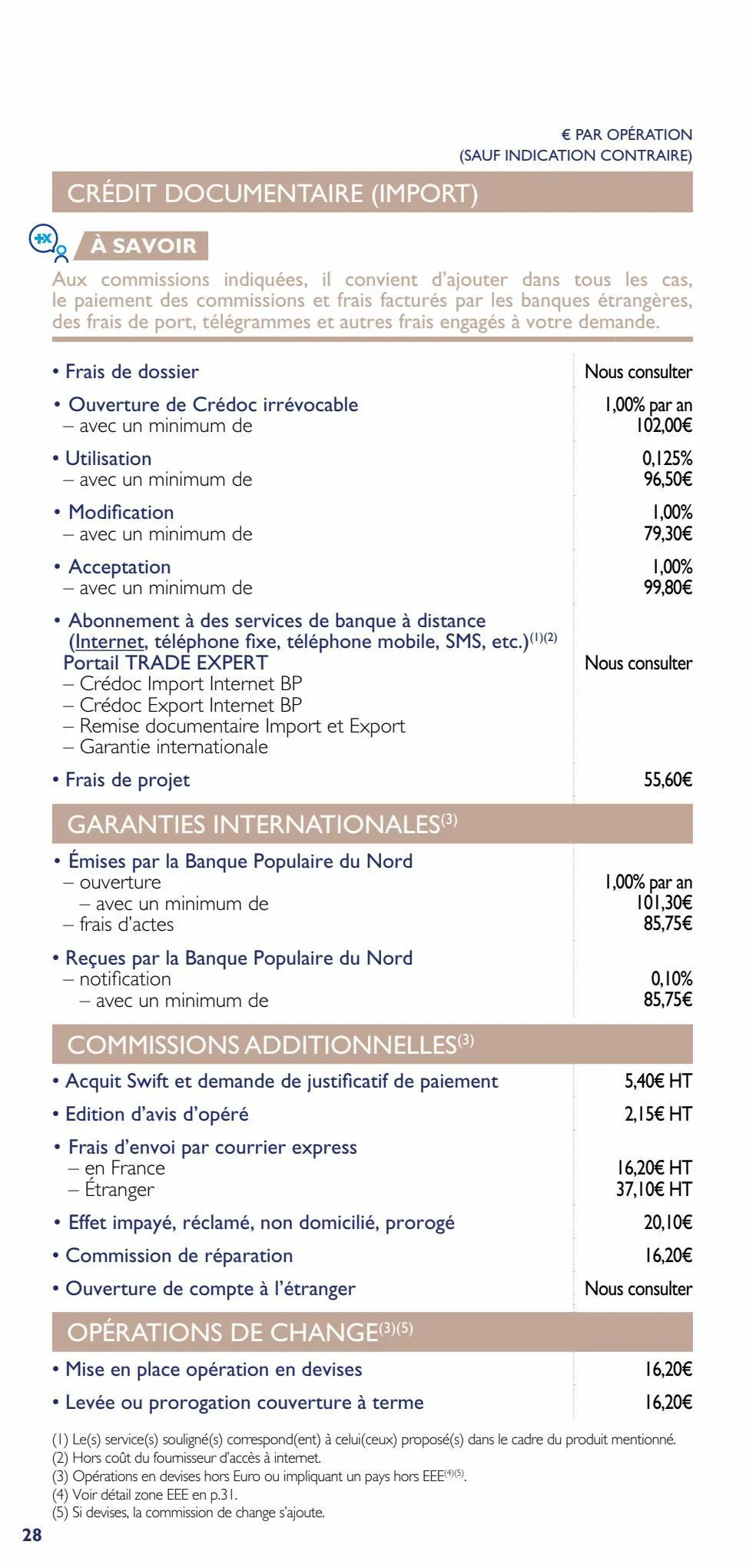 Catalogue Tarifs-entreprises 2023 Nord, page 00028