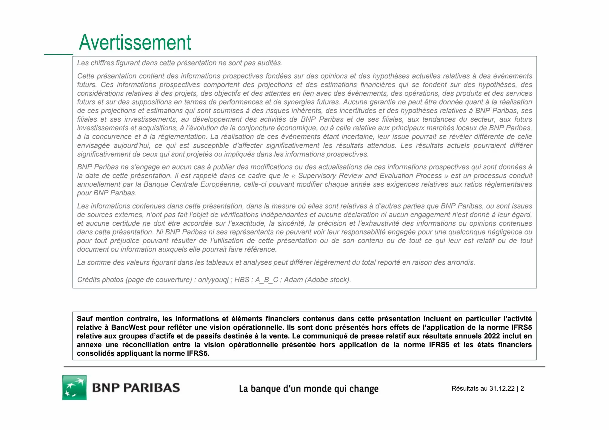 Catalogue Slides BNPP Résultats 2022, page 00002