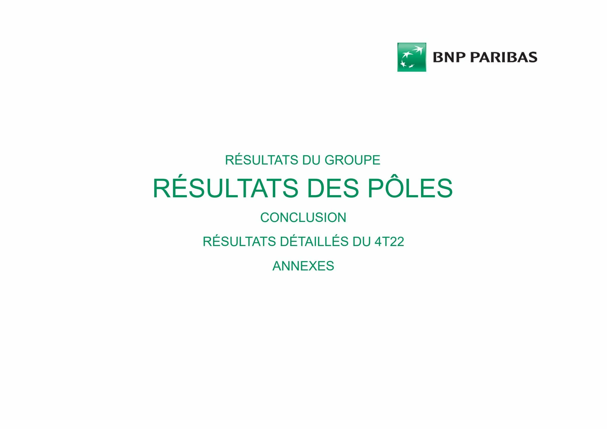 Catalogue Slides BNPP Résultats 2022, page 00023