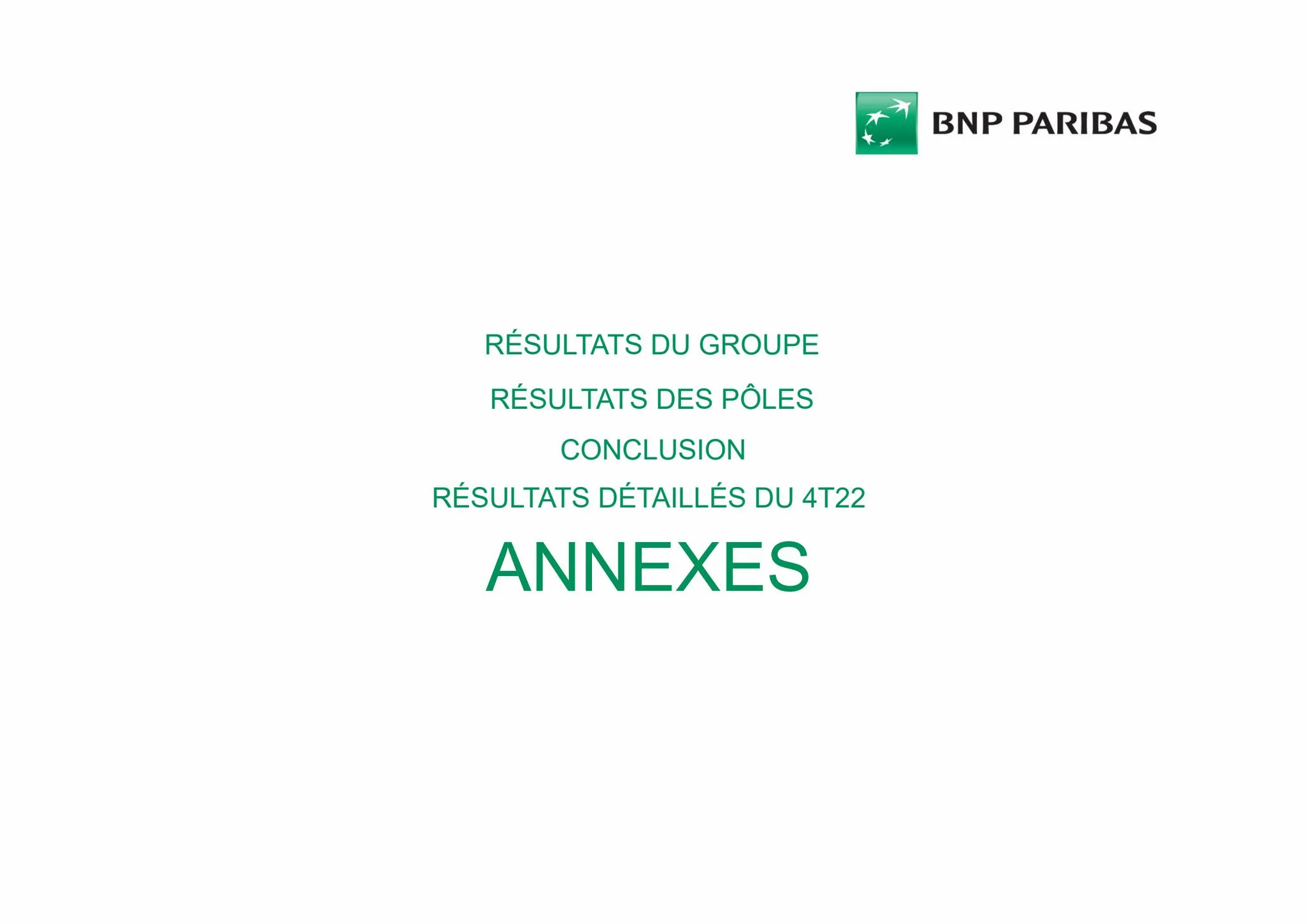 Catalogue Slides BNPP Résultats 2022, page 00090