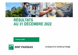 Promos de Banques et Assurances à Lyon | Slides BNPP Résultats 2022 sur BNP Paribas | 03/03/2023 - 30/06/2023