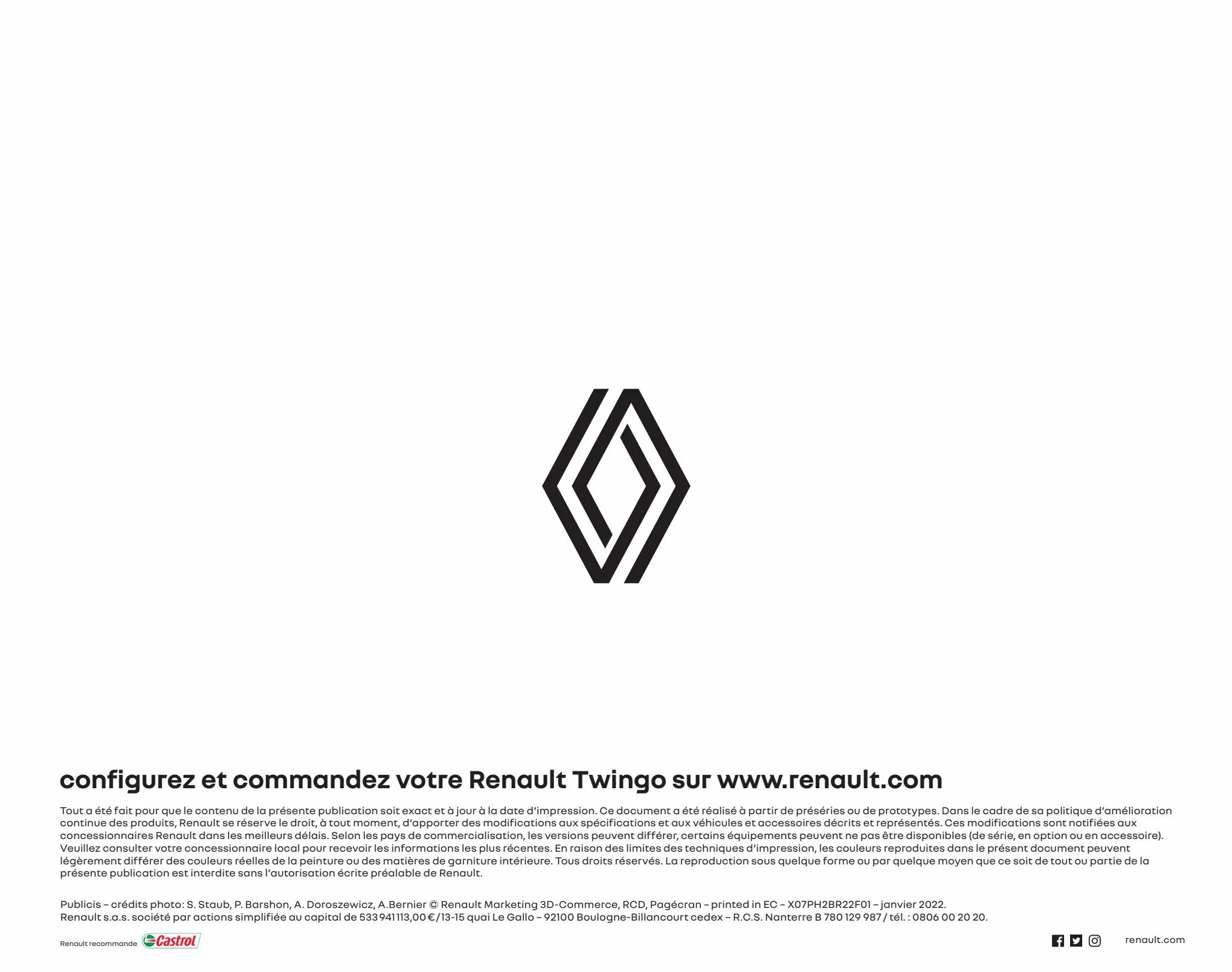Catalogue Brochure Nouvelle Renault Twingo 2022, page 00024