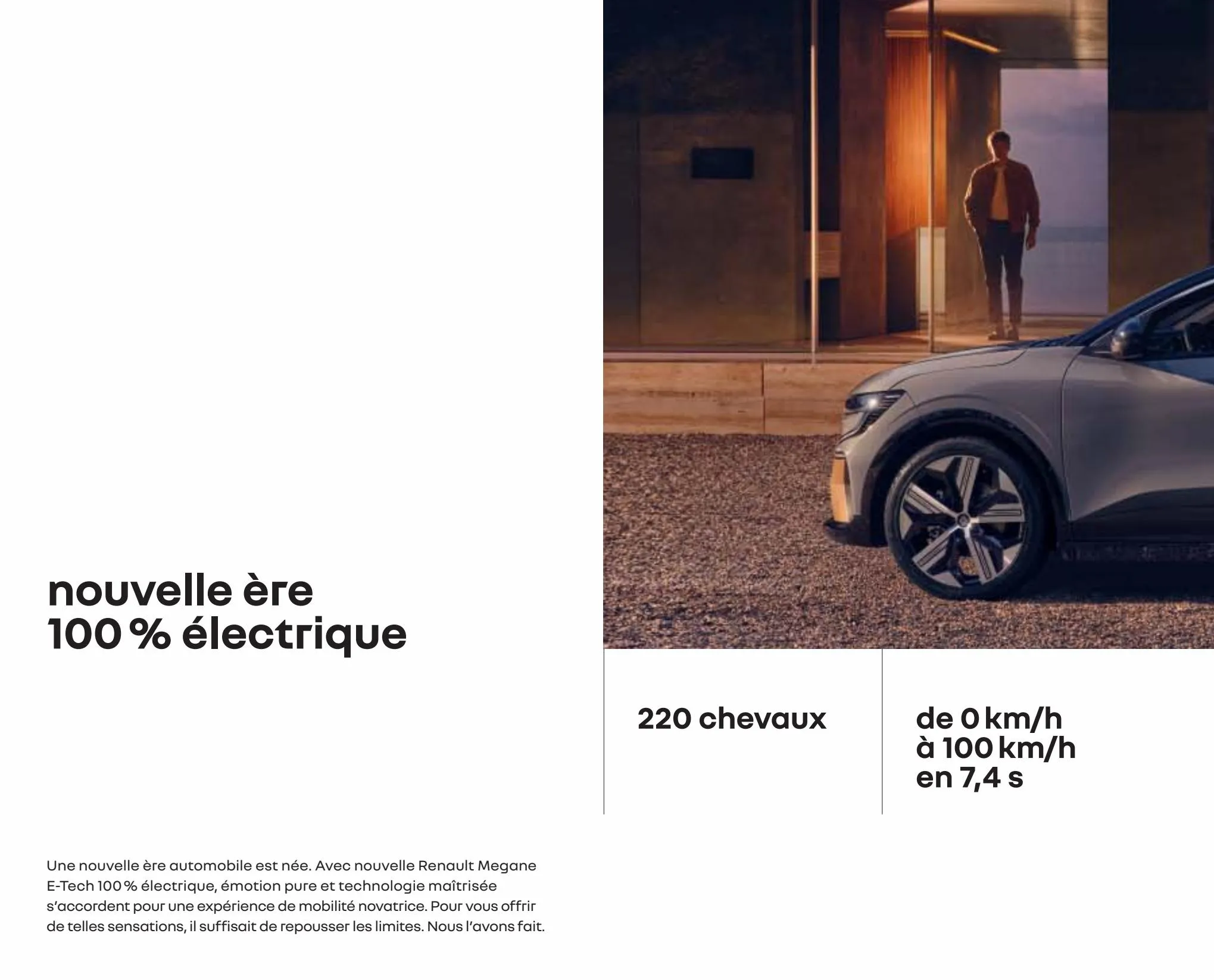 Catalogue Renault Megane E-Tech 100% Électrique, page 00002