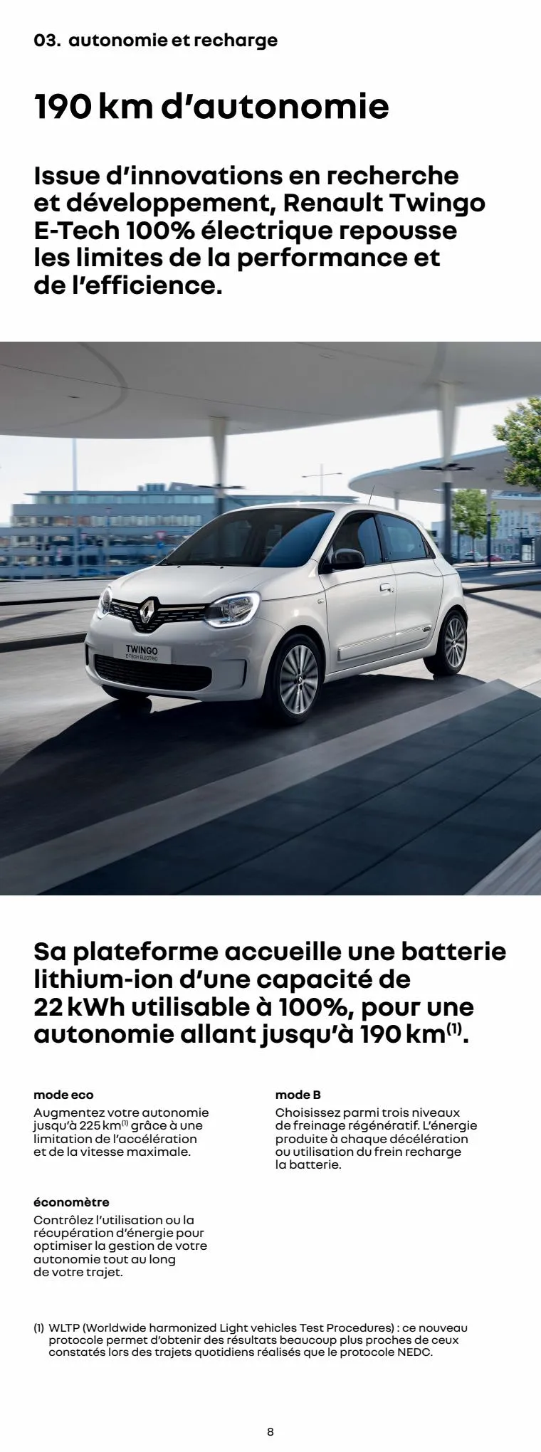 Catalogue Renault Twingo E-Tech 100% Électrique, page 00008
