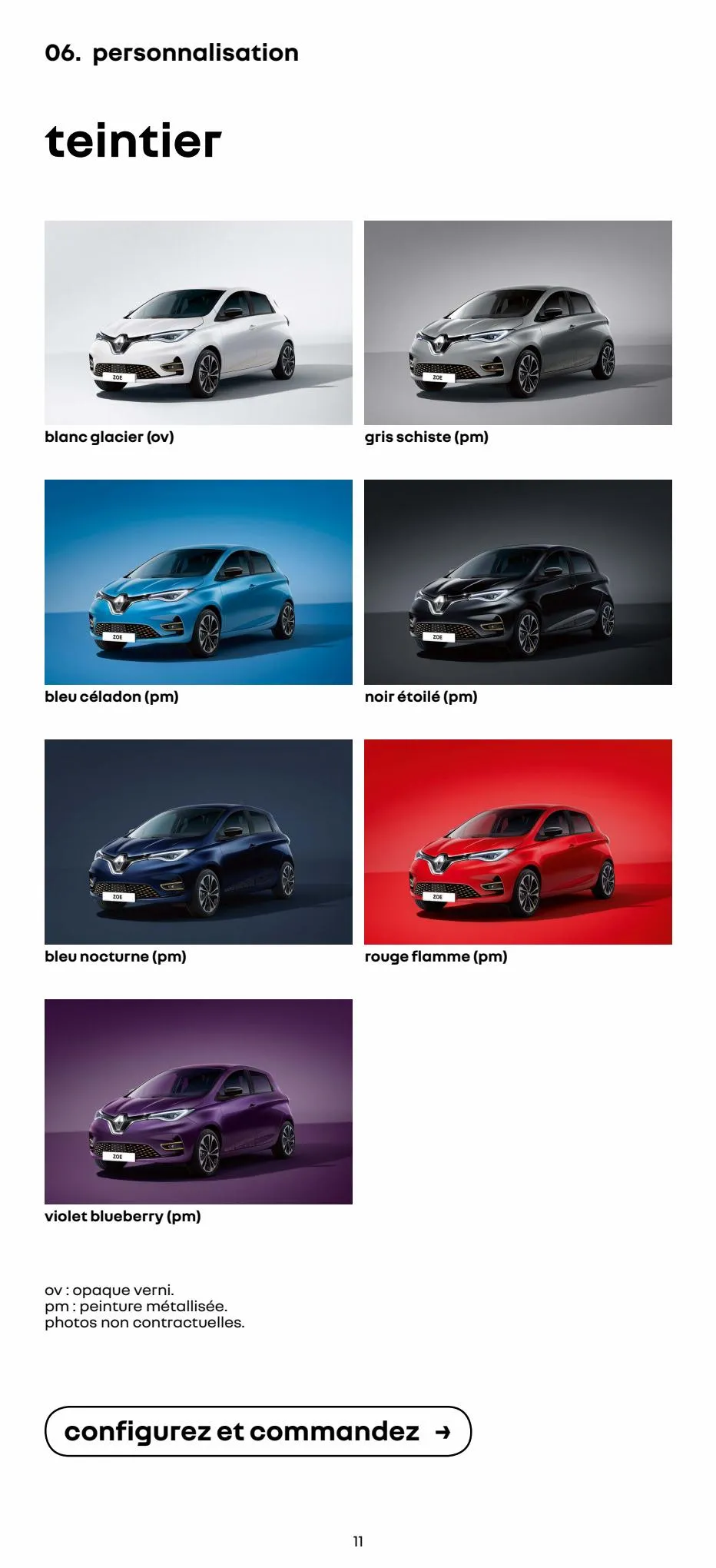 Catalogue Renault Zoe E-Tech 100% Électrique, page 00011