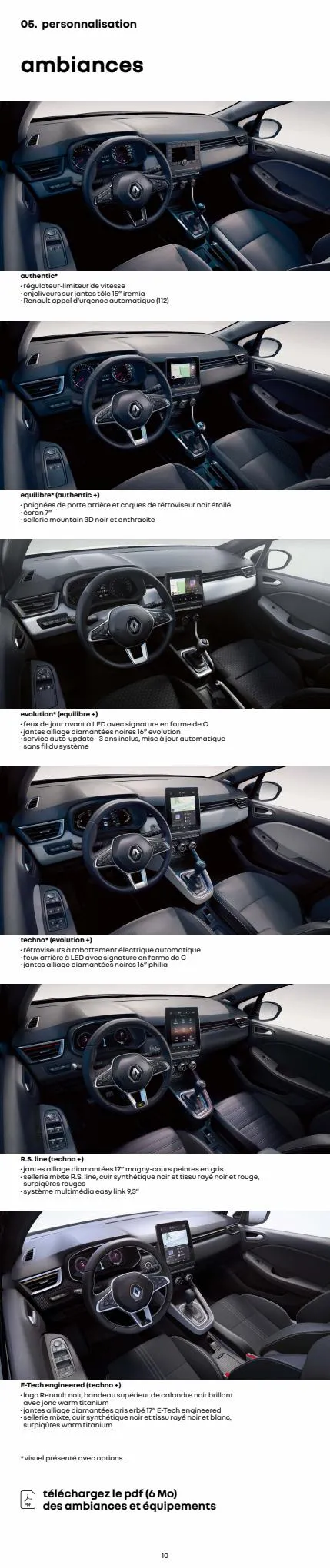 Catalogue Renault Clio E-Tech Full Hybrid, page 00010