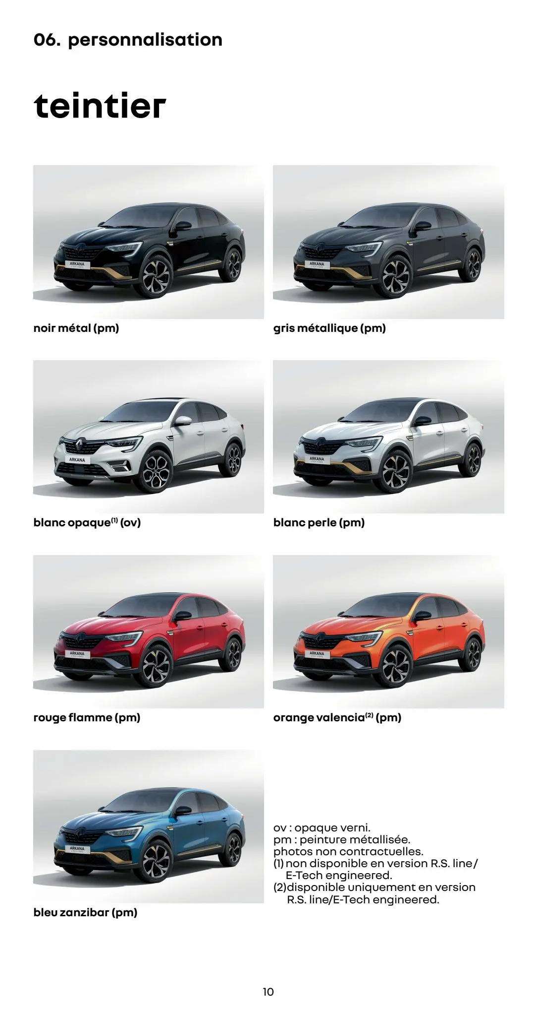 Catalogue Renault Arkana E-Tech Full Hybrid, page 00010