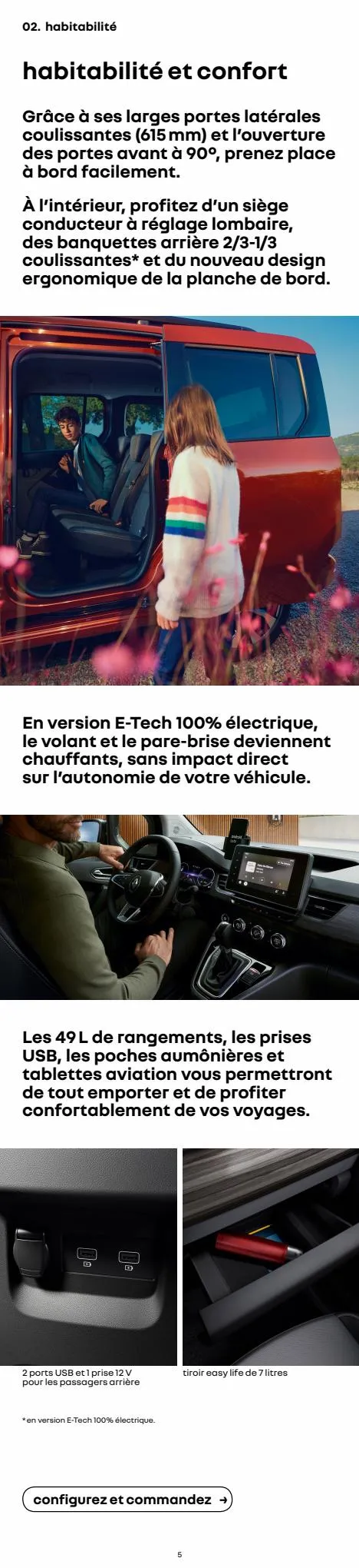 Catalogue Renault Kangoo  E-Tech 100% Électrique, page 00005