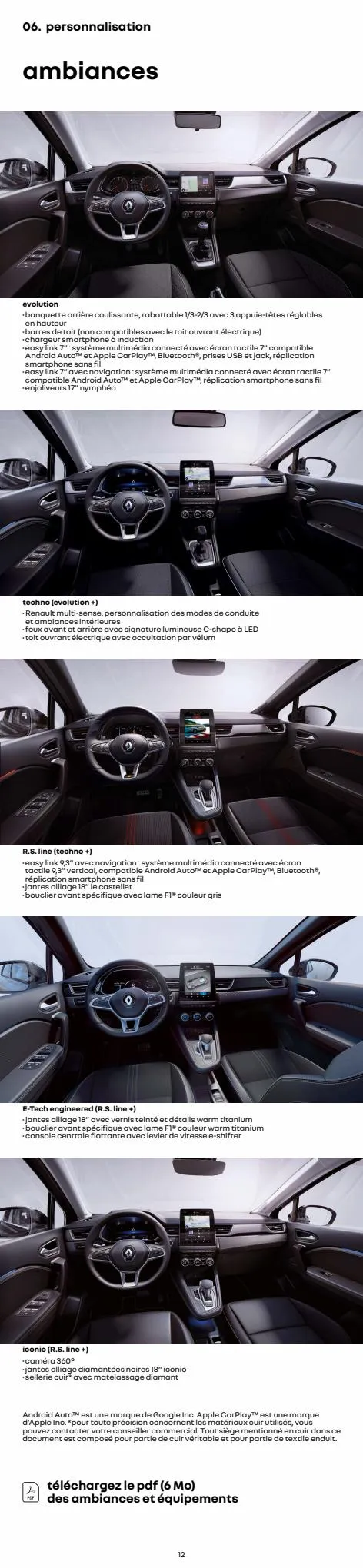 Catalogue Renault Captur, page 00012