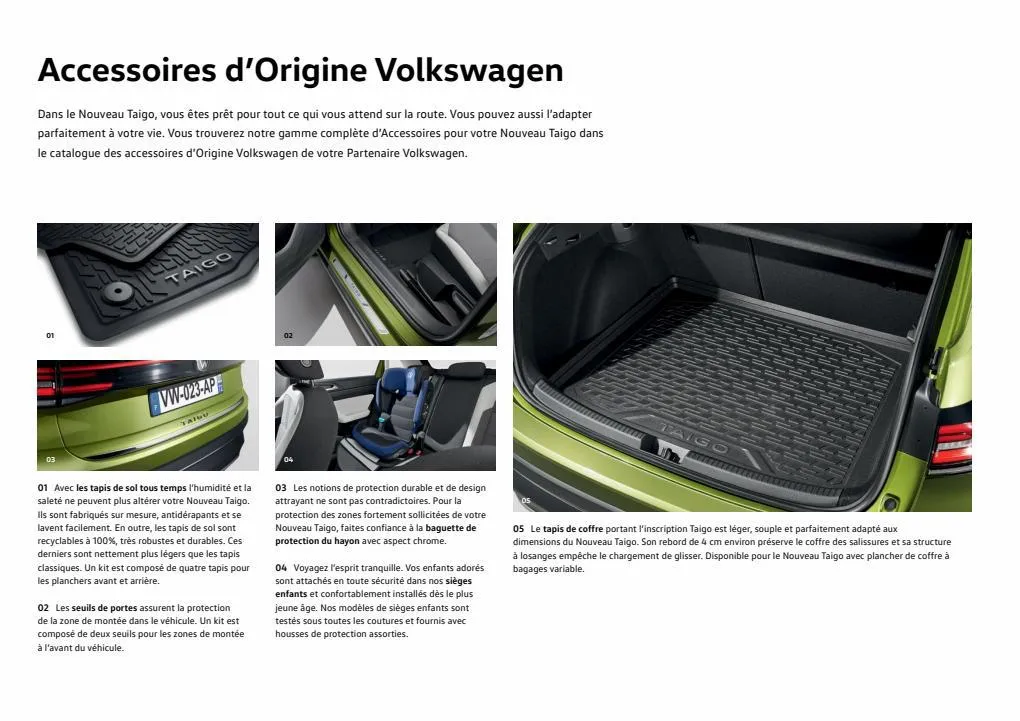 Catalogue Volkswagen Taigo, page 00022