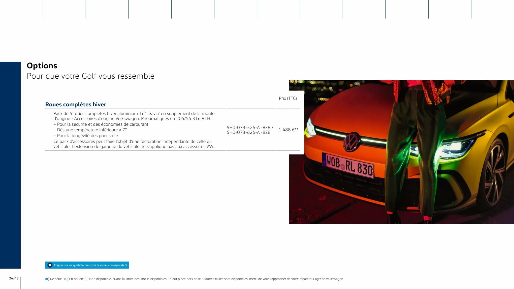Catalogue Volkswagen Golf 2023, page 00024