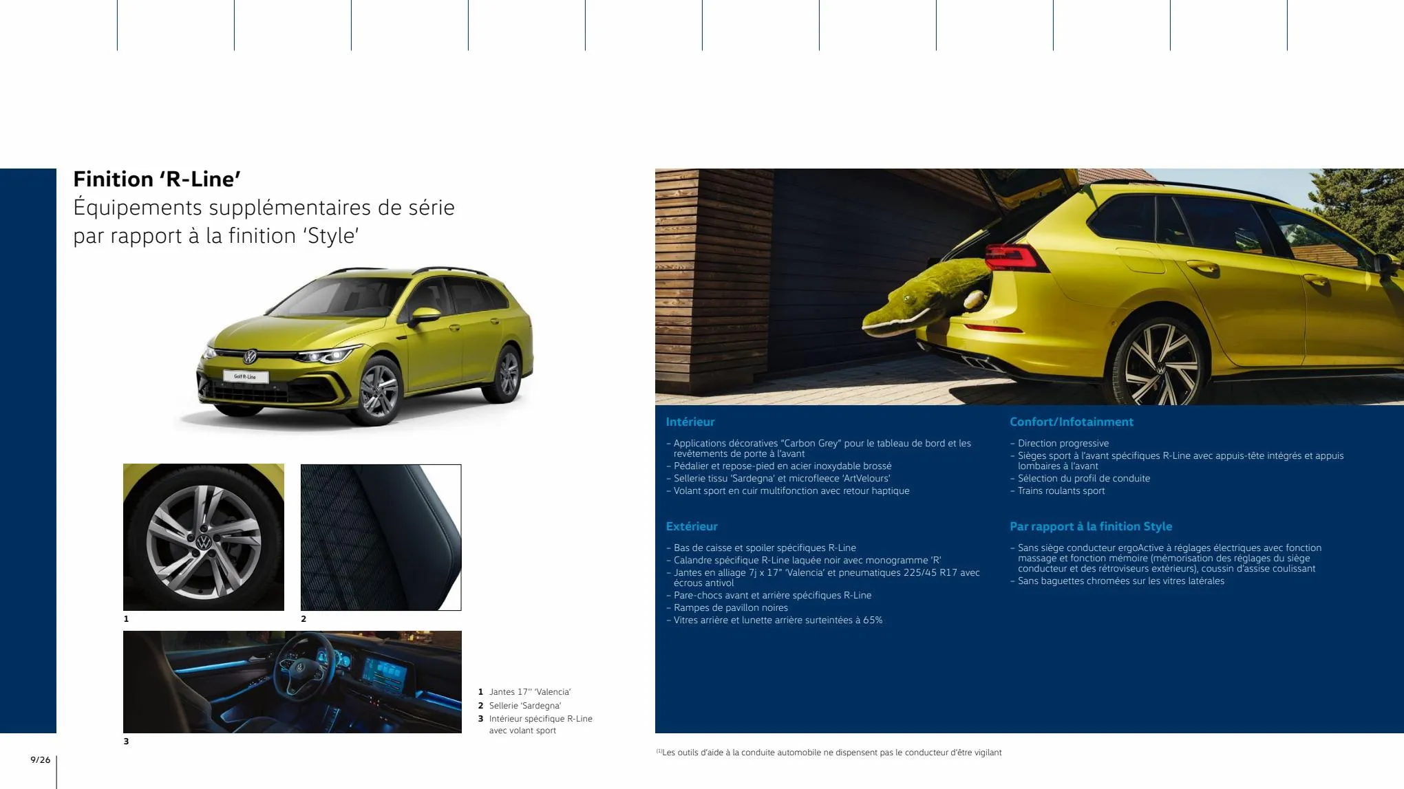 Catalogue Volkswagen Golf 8 SW 2023, page 00009
