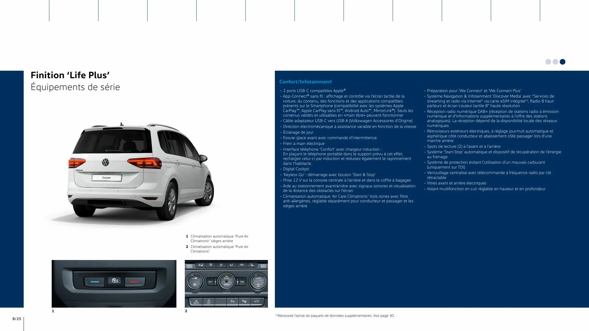 Catalogue Volkswagen Touran, page 00008