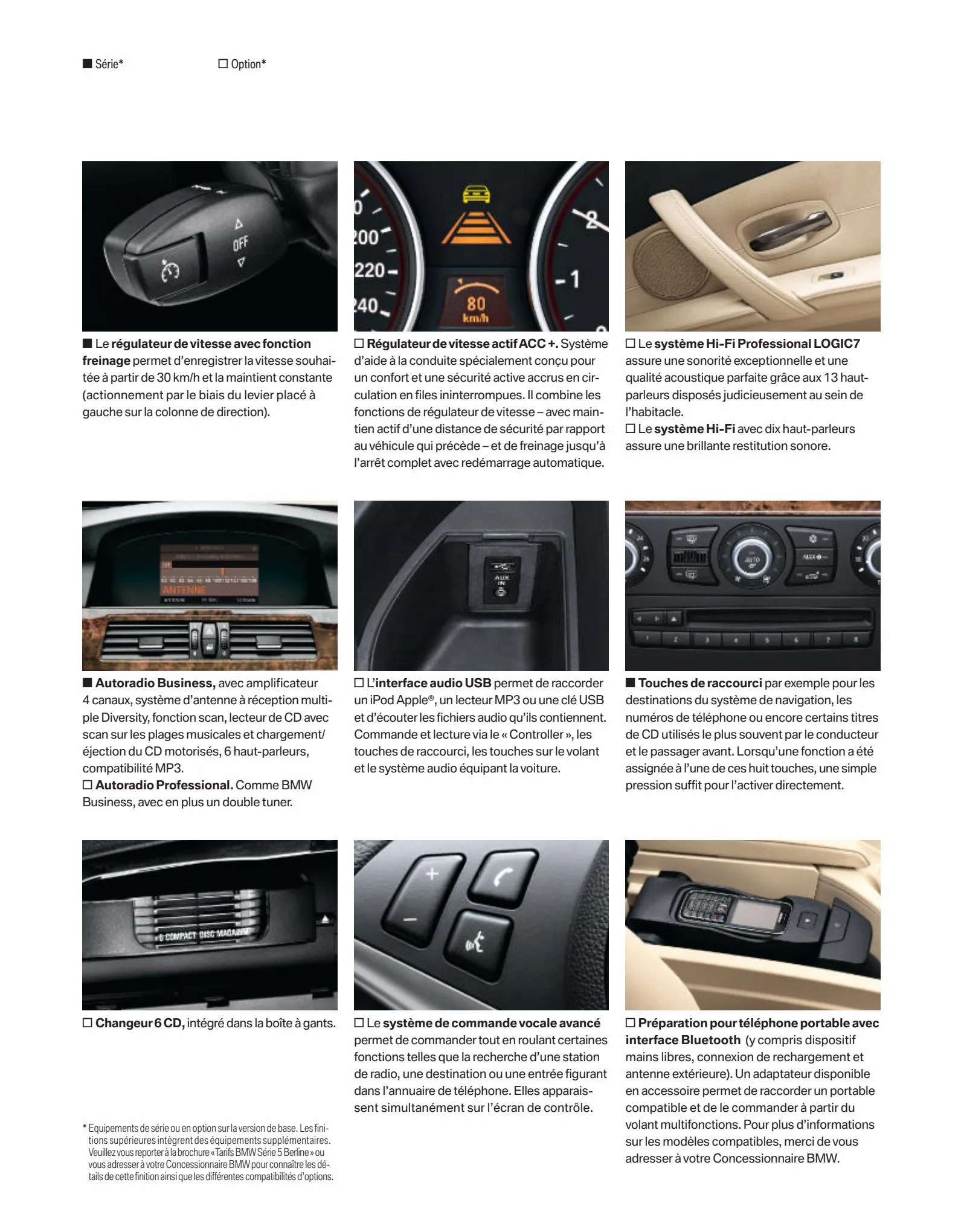Catalogue BMW Serie5 Berline, page 00014