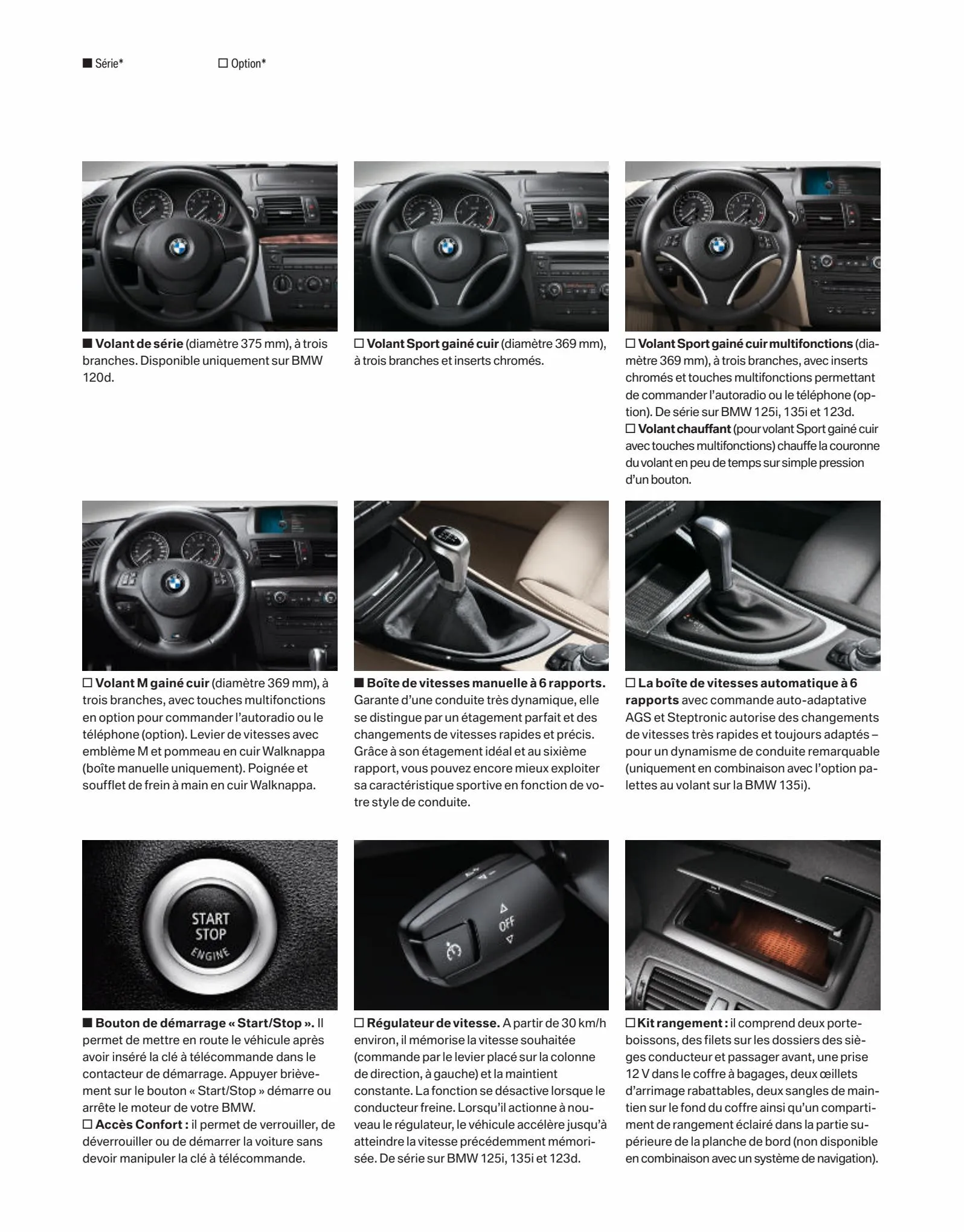 Catalogue BMW Serie1 Coupe, page 00011