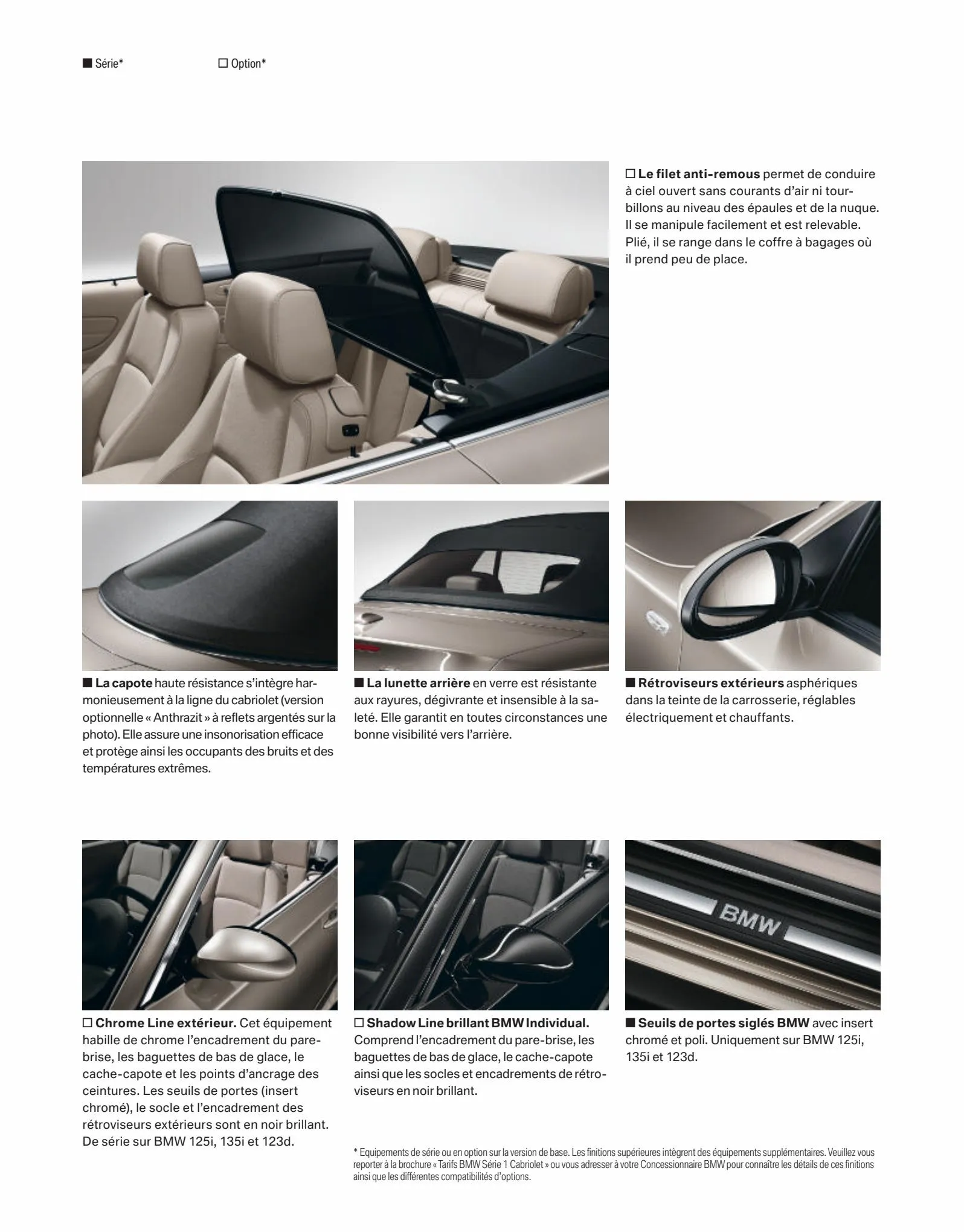 Catalogue BMW Serie1 Cabriolet, page 00009