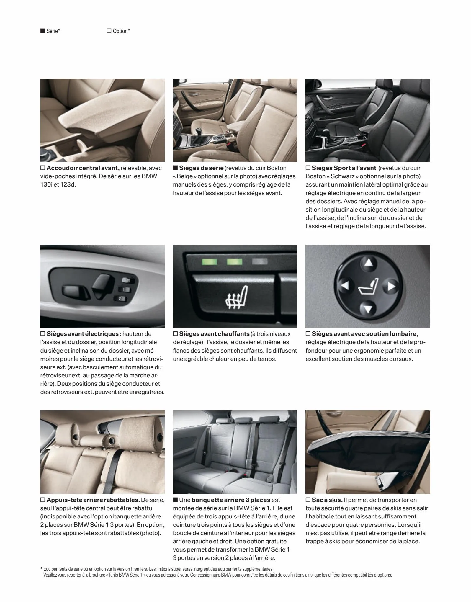 Catalogue BMW Serie1 Berline, page 00017