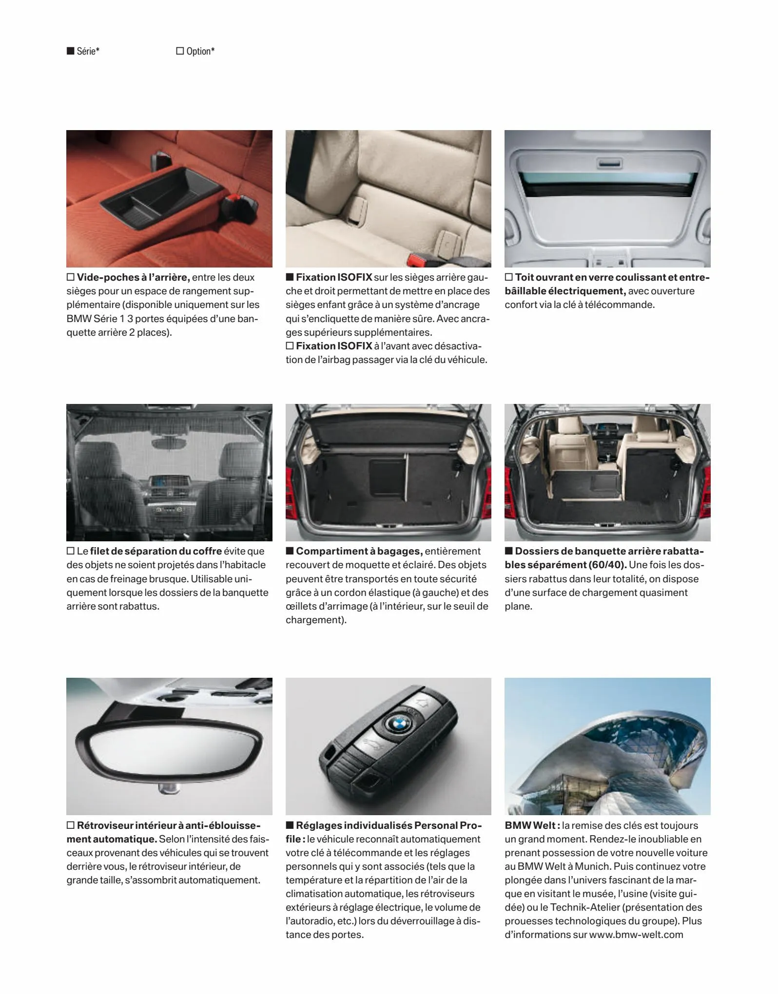 Catalogue BMW Serie1 Berline, page 00018
