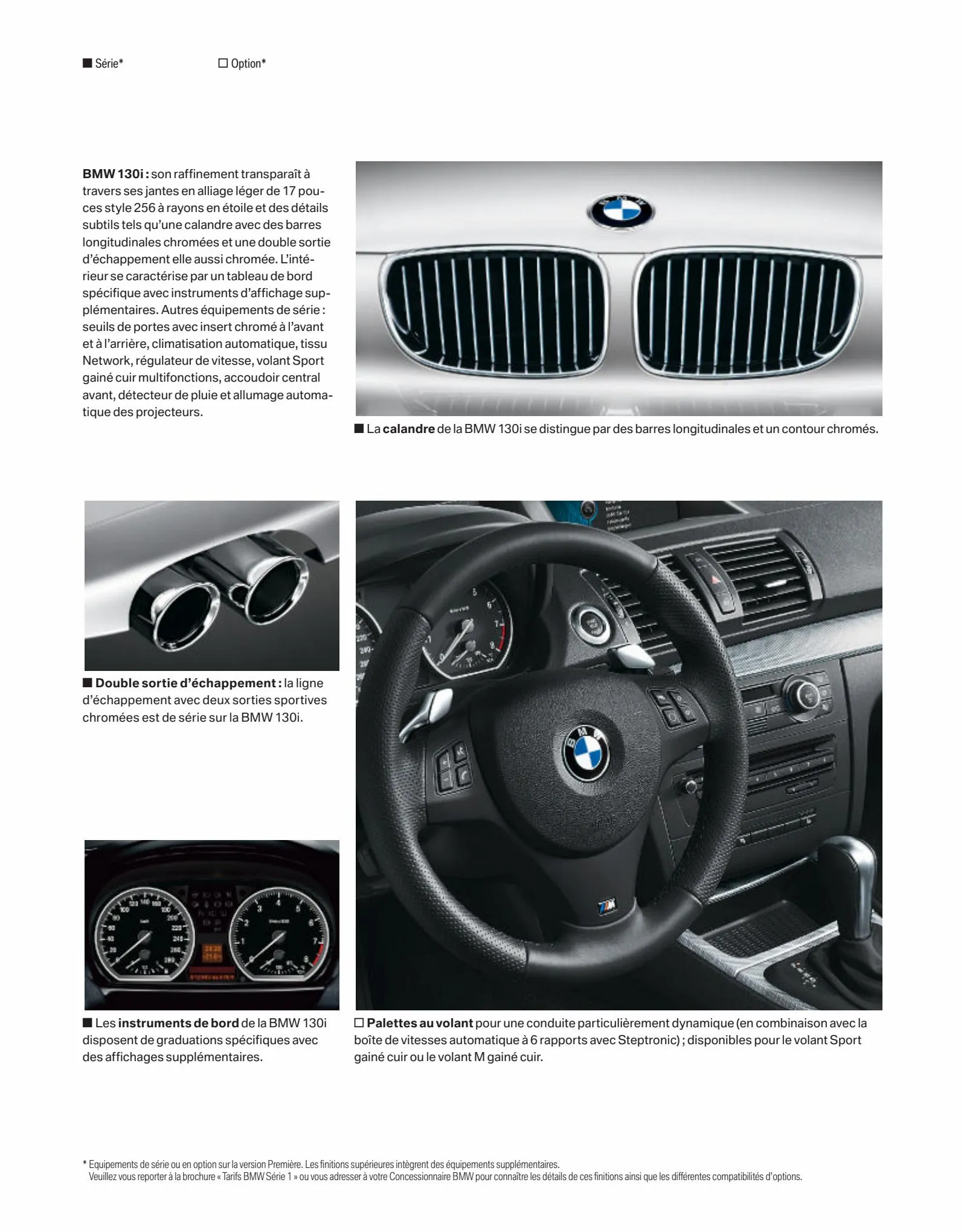 Catalogue BMW Serie1 Berline, page 00019
