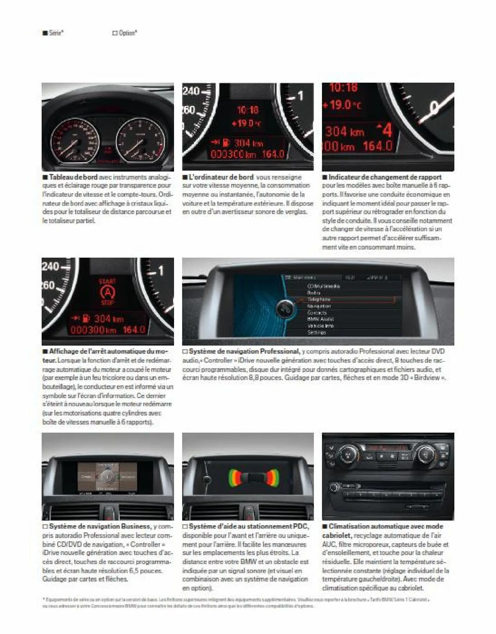 Catalogue BWM Serie 1 Cabriolet, page 00018