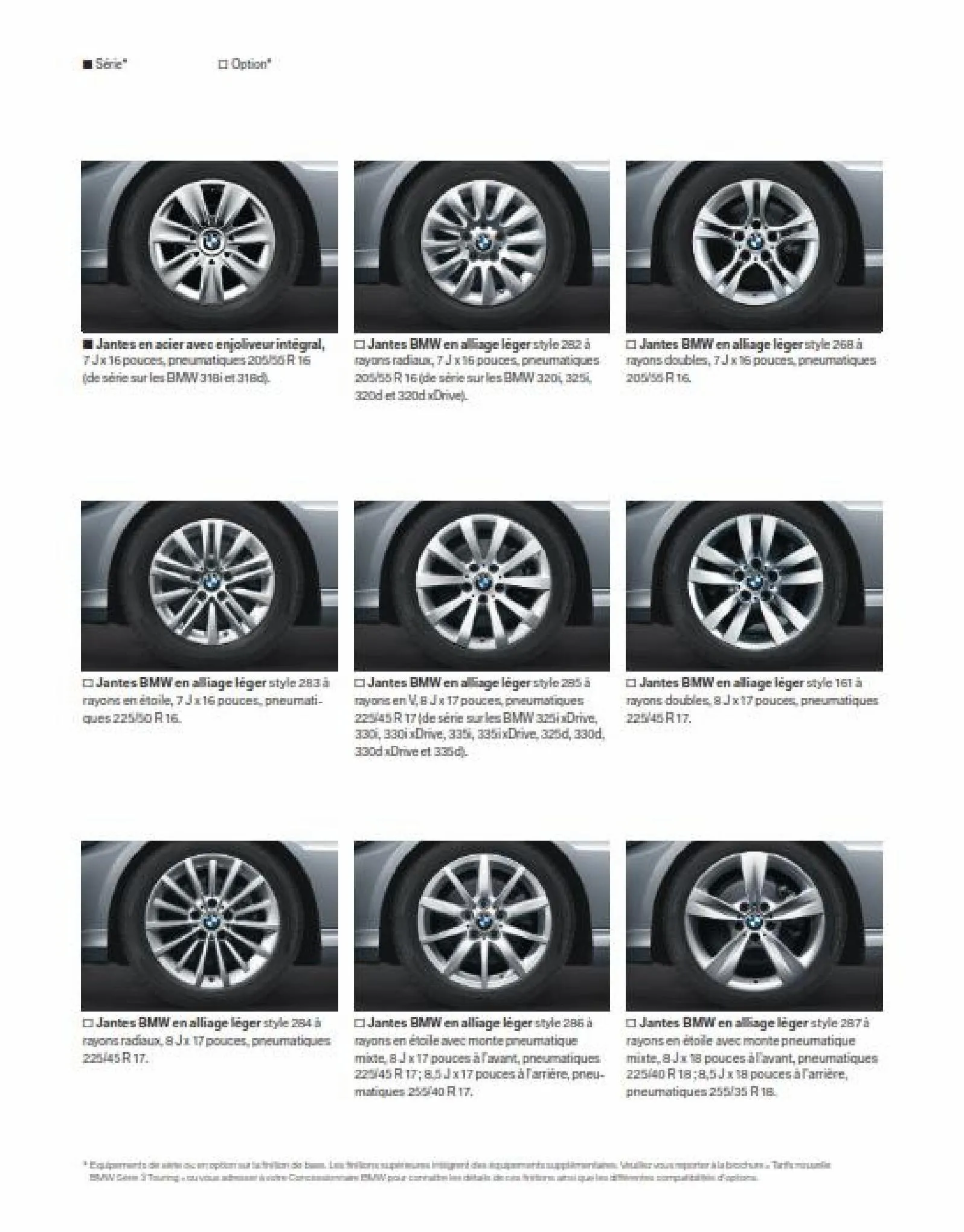 Catalogue BWM Serie 3 Touring, page 00019