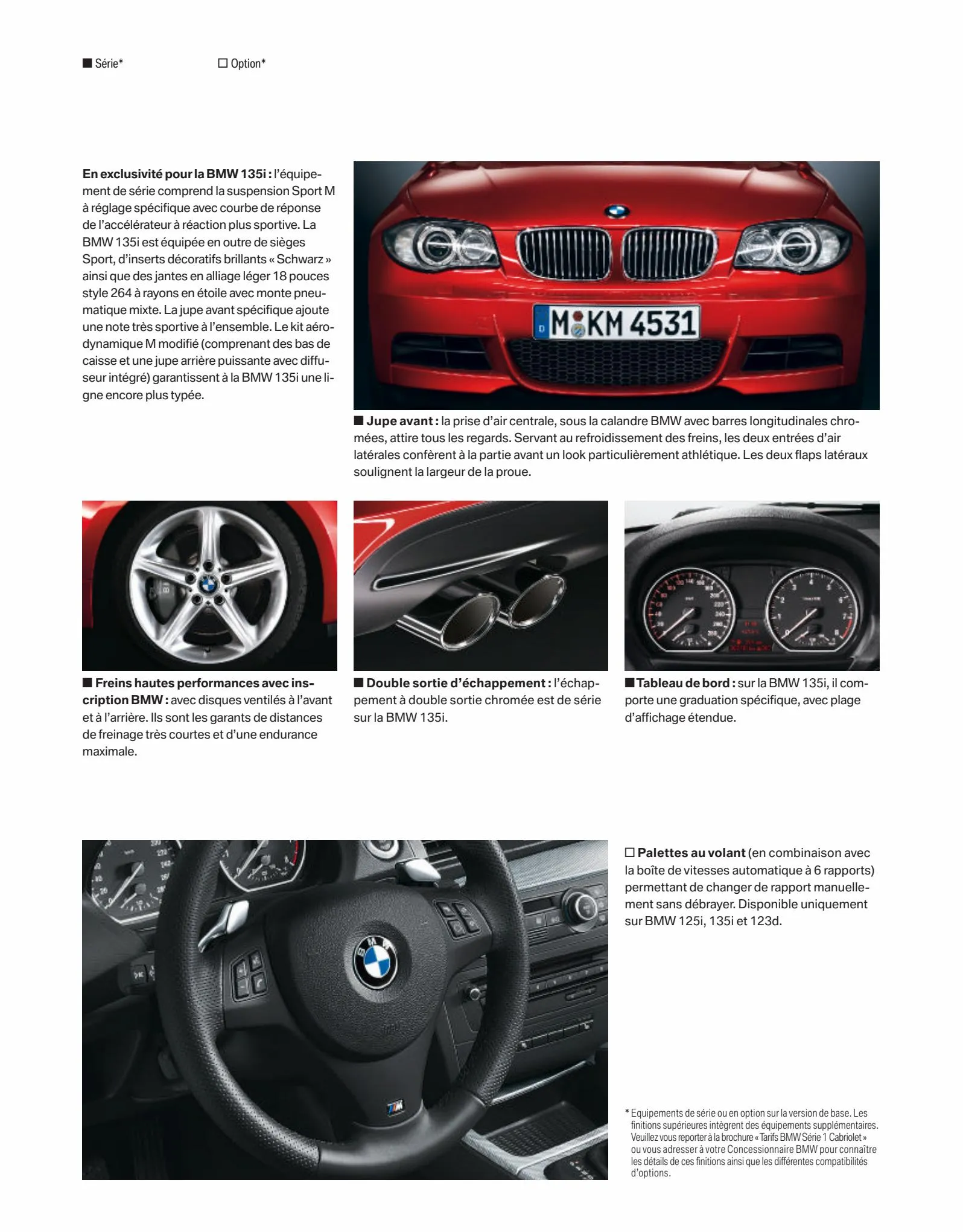 Catalogue BMW Série 1 Cabriolet, page 00016