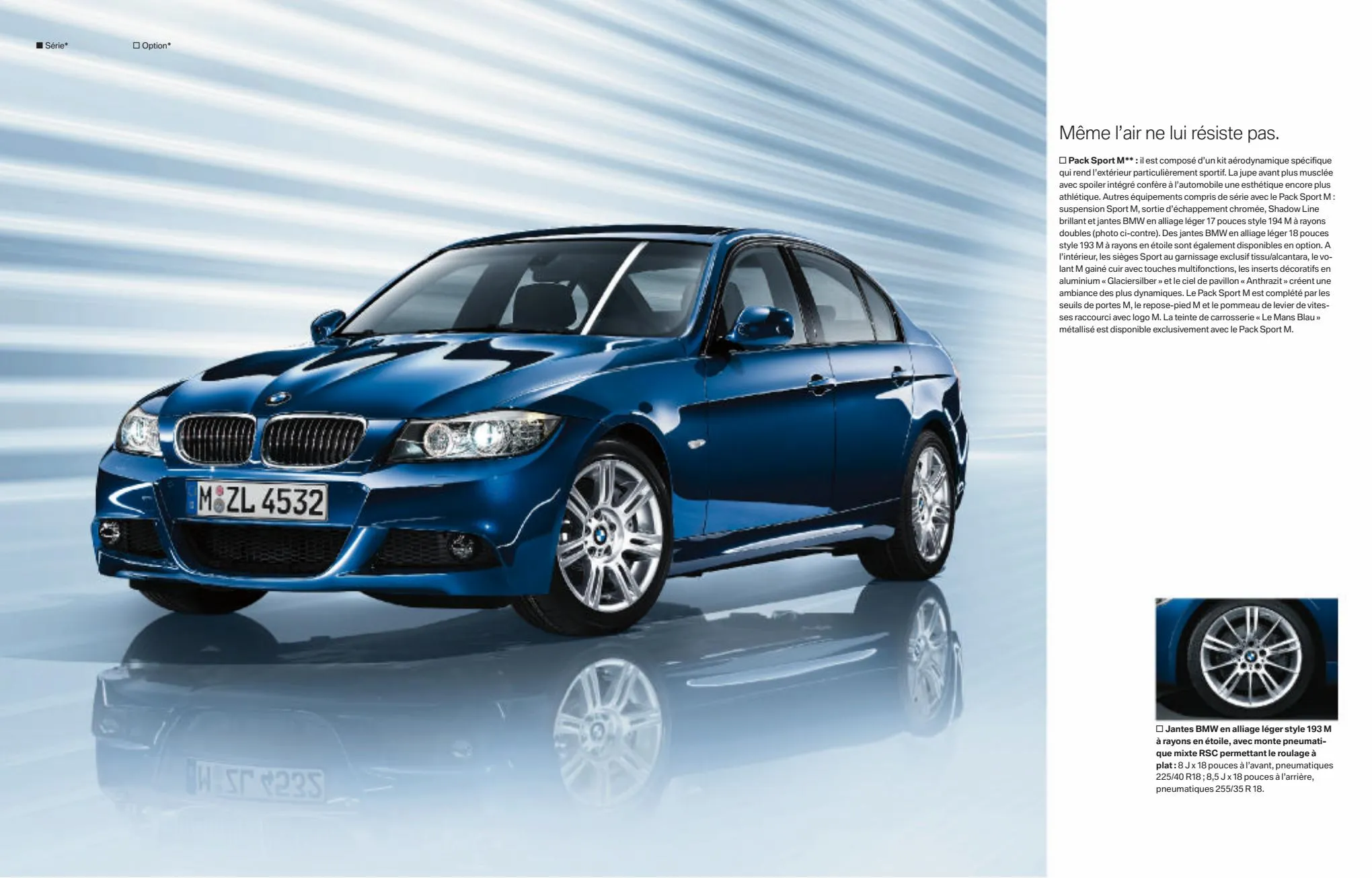 Catalogue BMW Série 3 Berline, page 00018