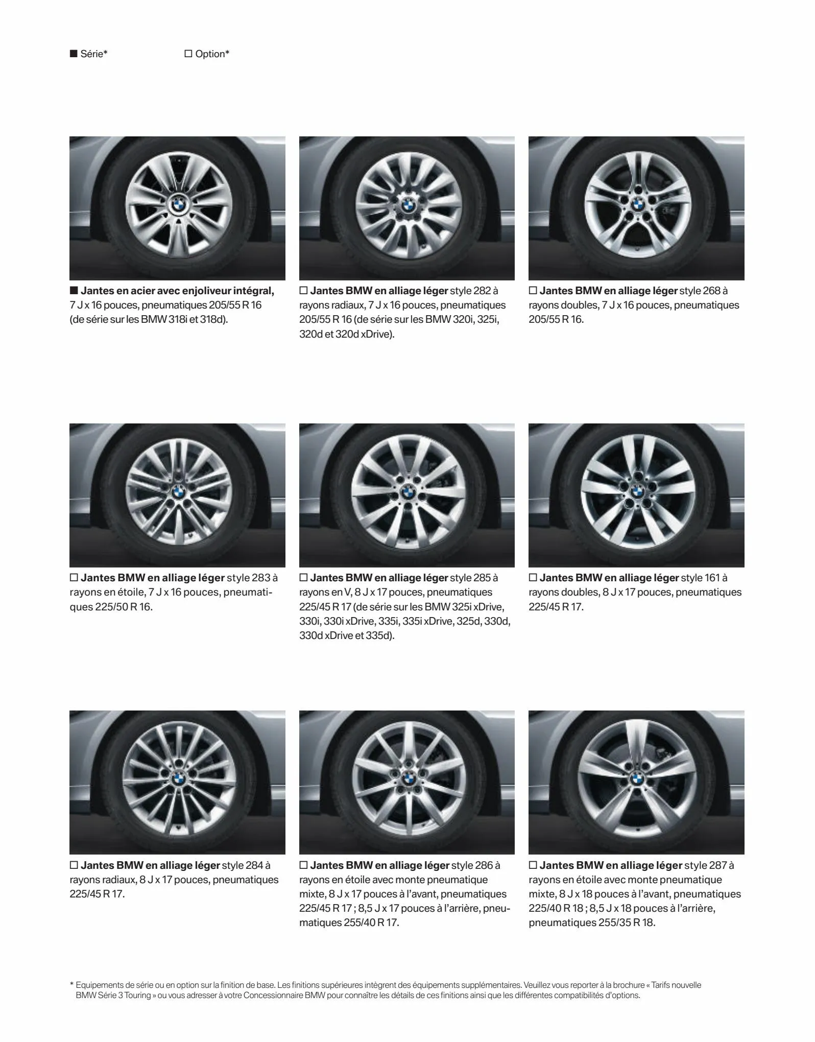 Catalogue BMW Série 3 Touring, page 00011