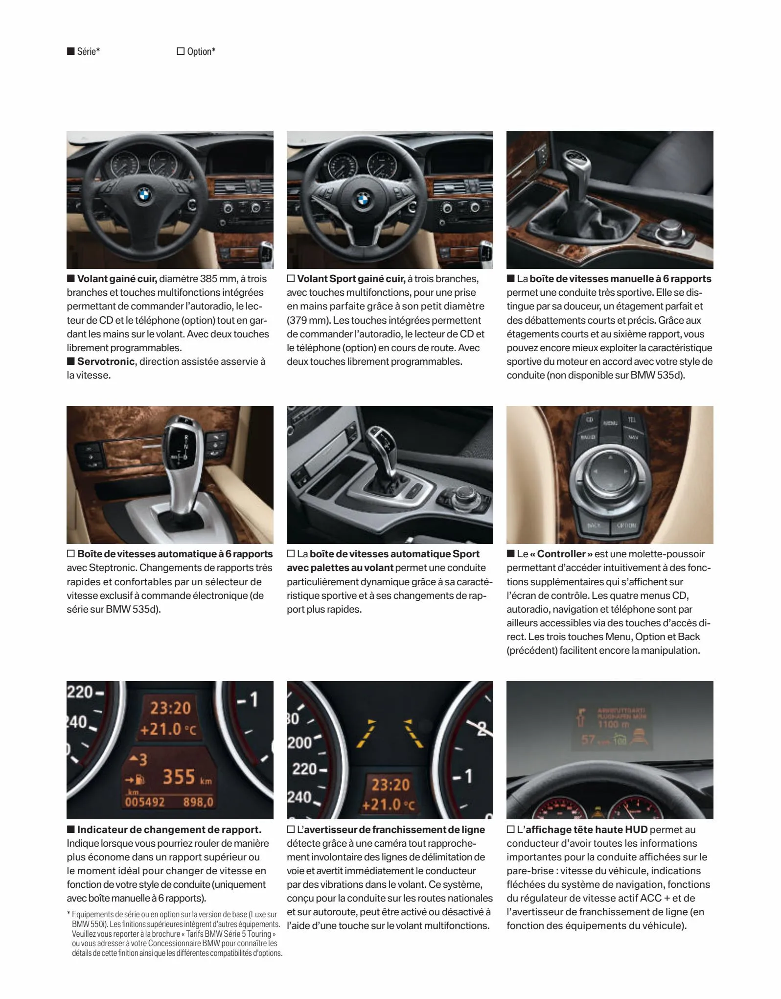 Catalogue BMW Série 5 Touring, page 00013