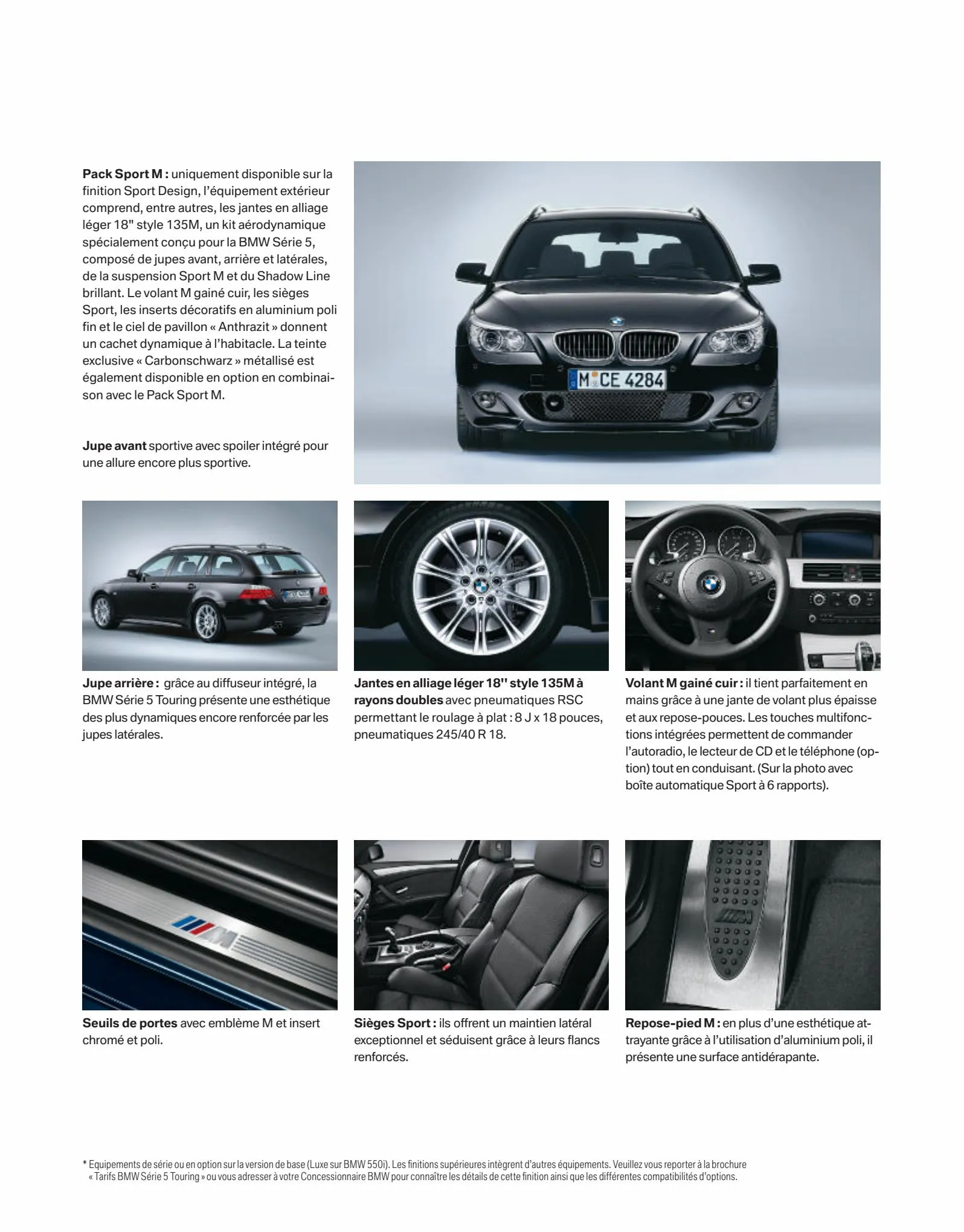 Catalogue BMW Série 5 Touring, page 00019